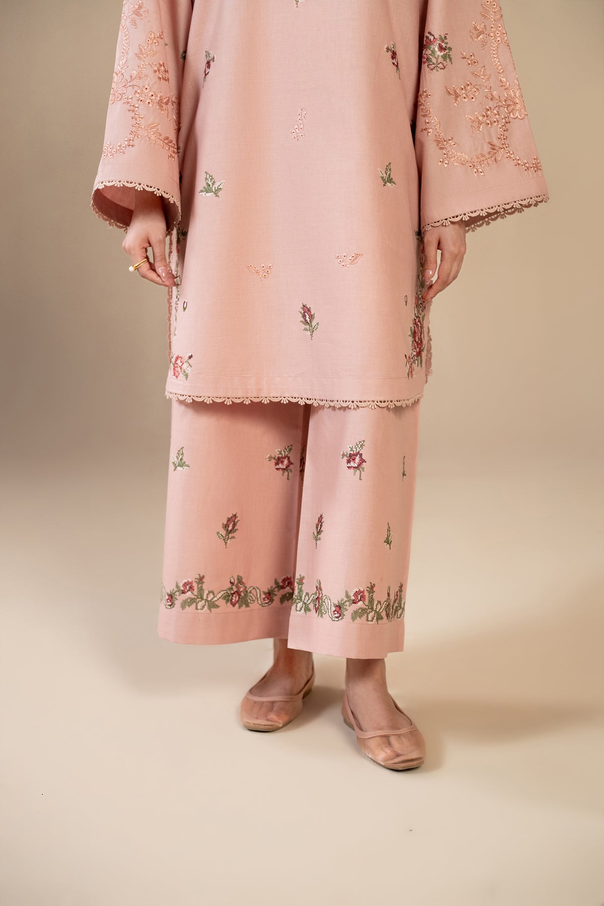 Melon Khaddar Set
