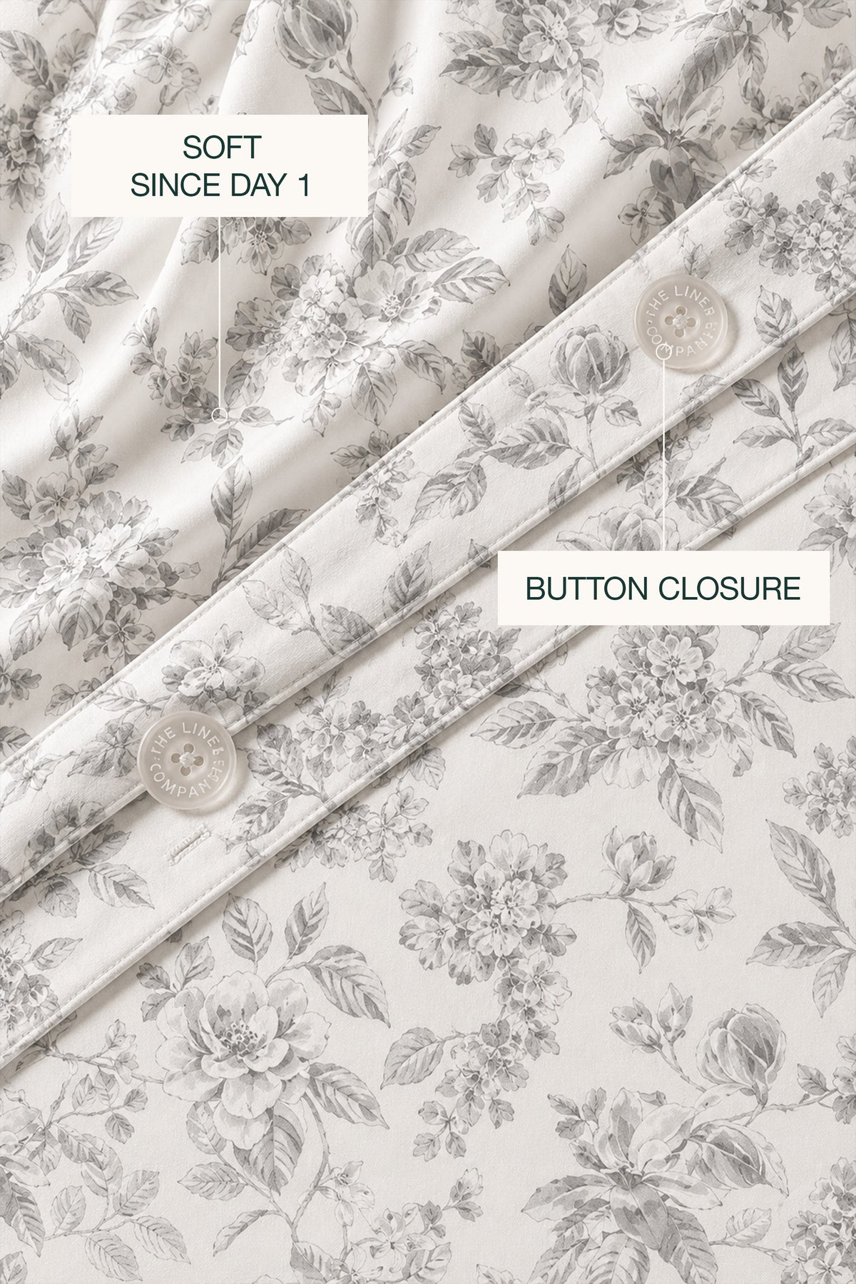 Midnight Toile Sateen Duvet Set