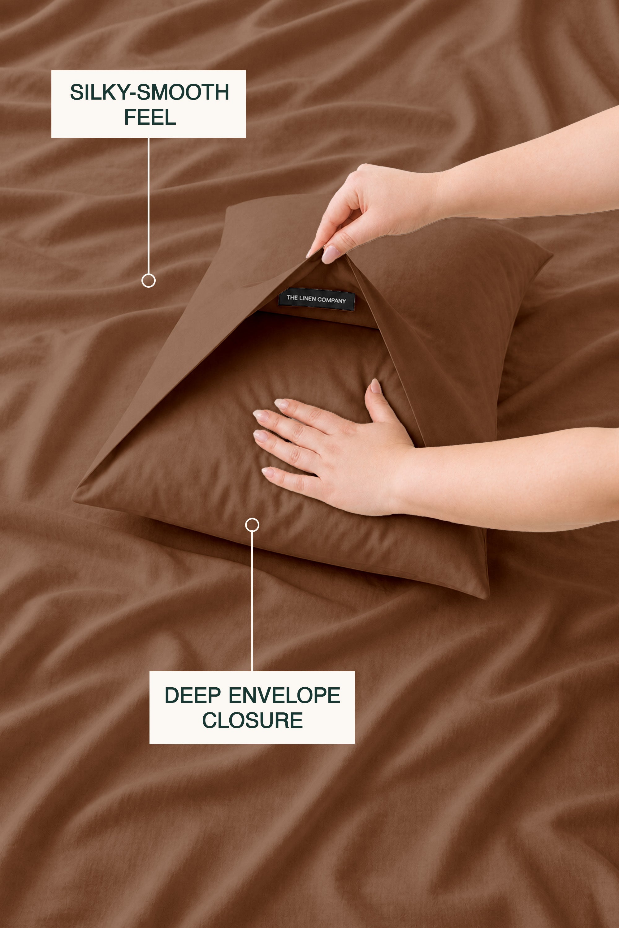 T200 Mocha Bed Sheet Set