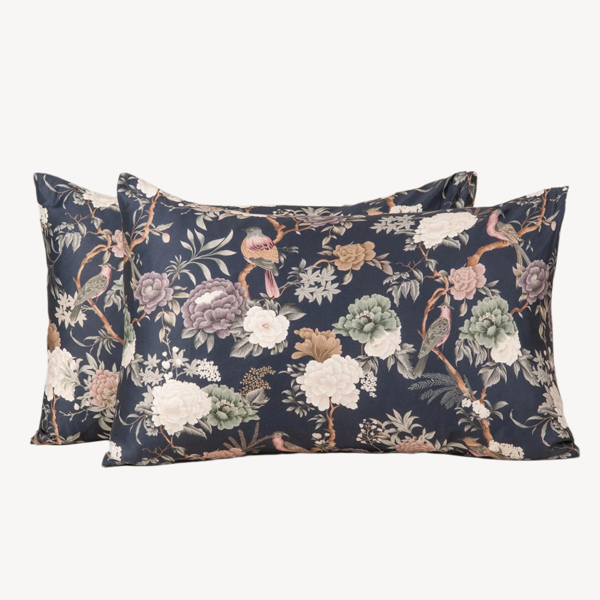 Moonflower Pillowcases - THE LINEN COMPANY