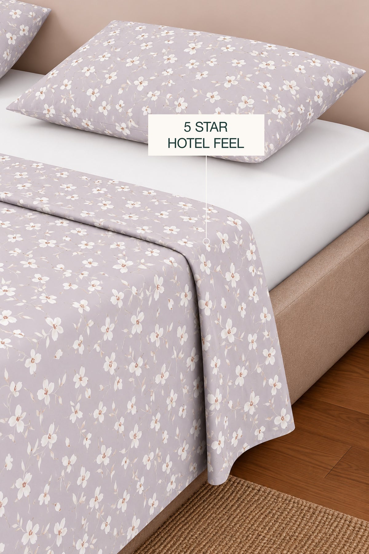 Morning Mist Percale Bed Sheet Set
