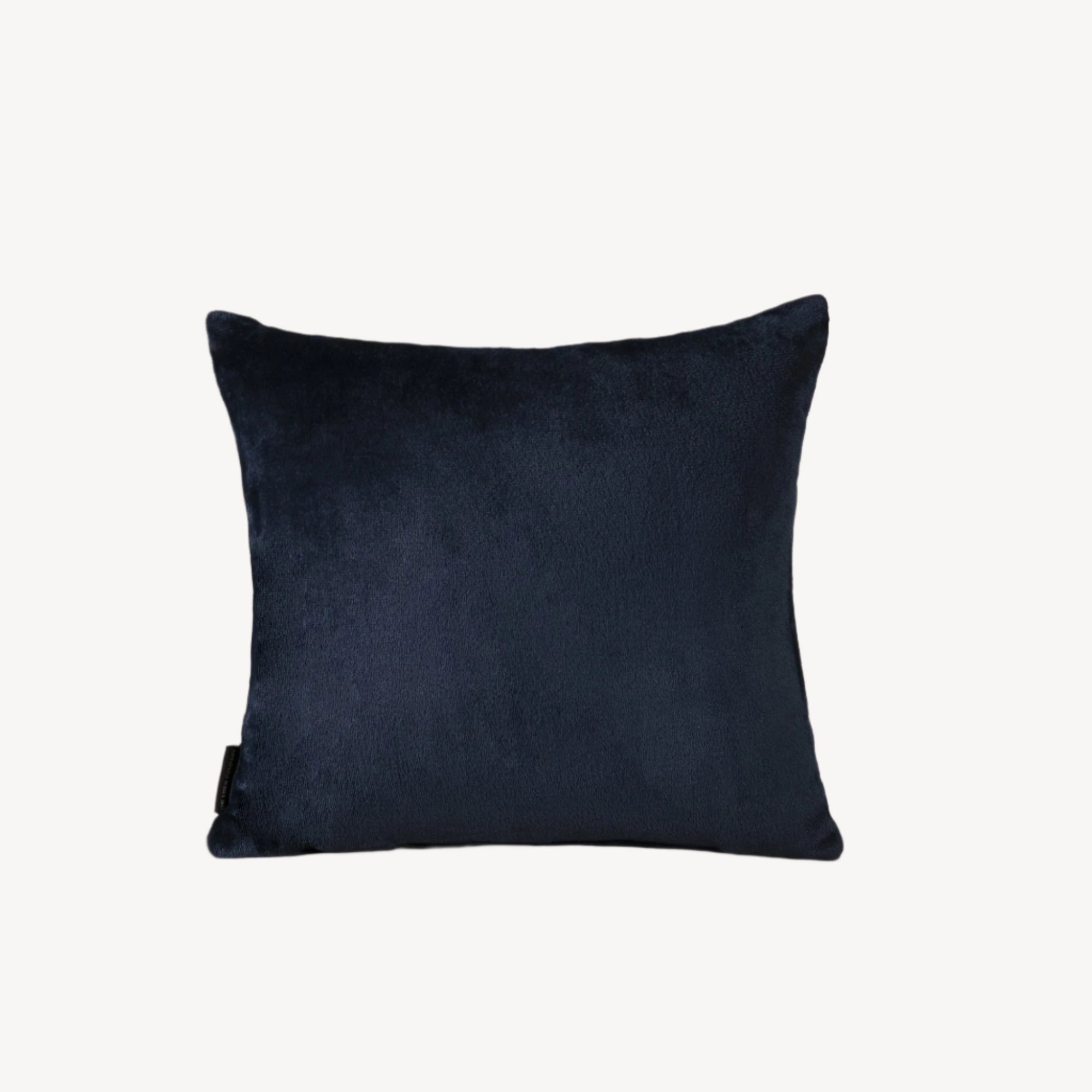 Navy Plush Cushion - THE LINEN COMPANY