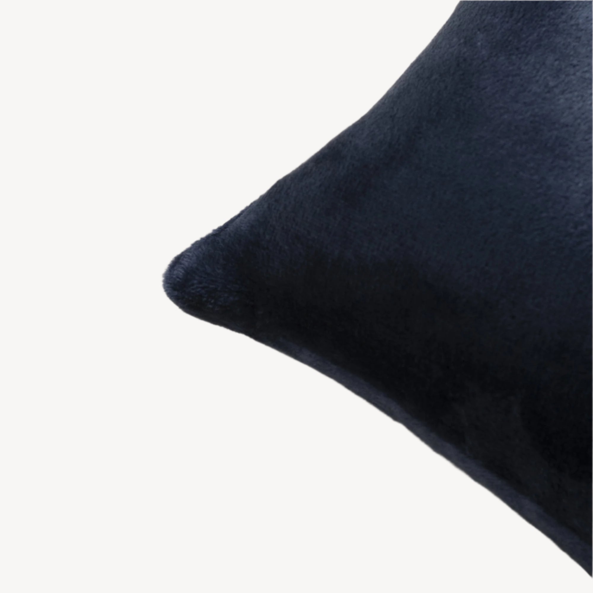 Navy Plush Cushion - THE LINEN COMPANY