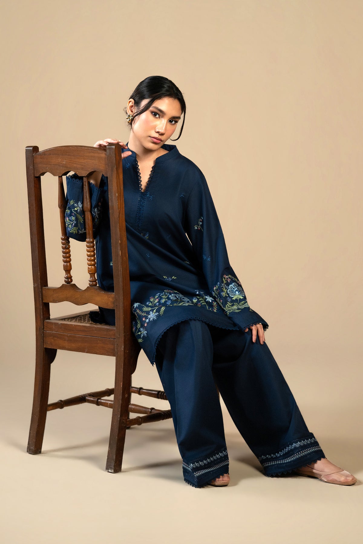 Night Fall Khaddar Set