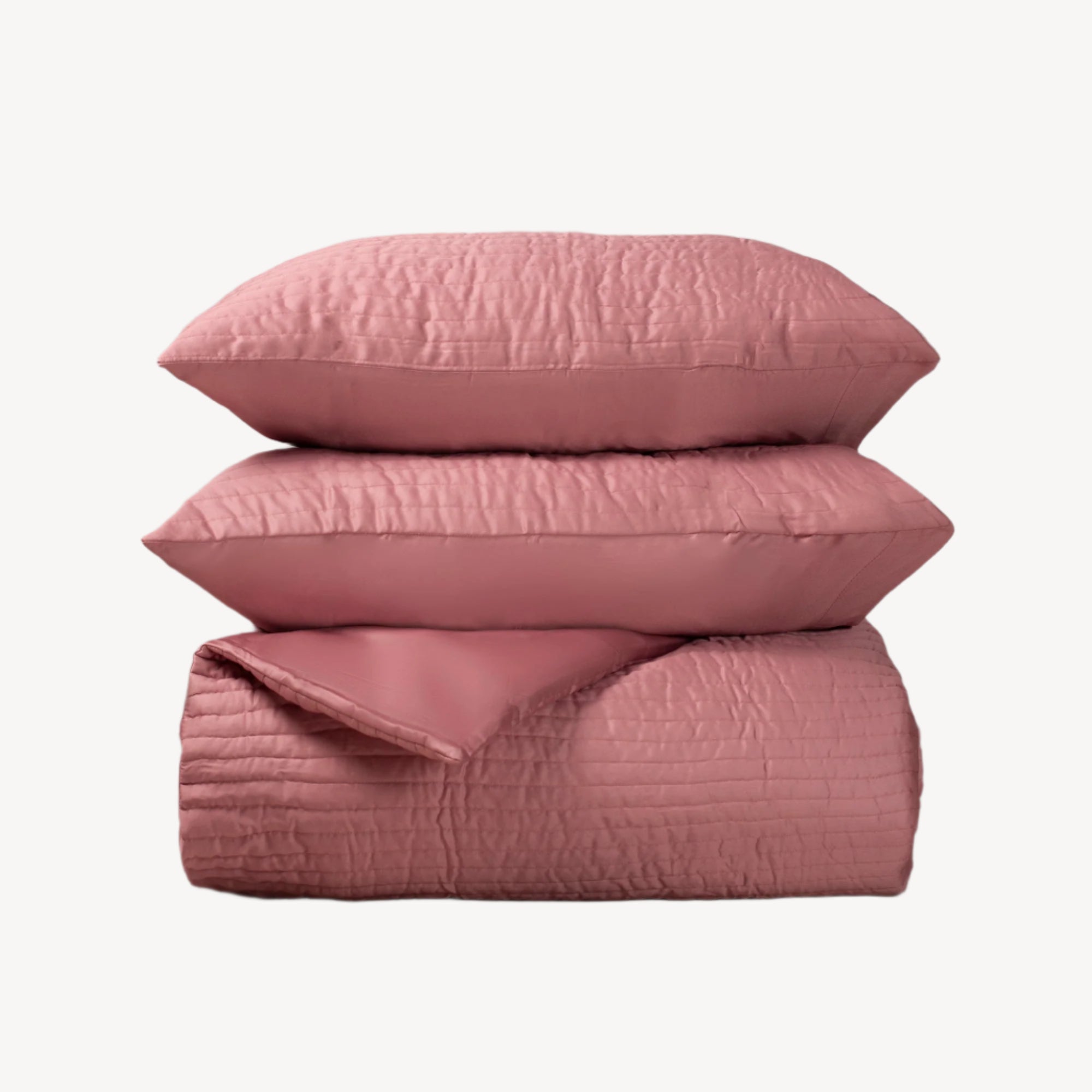 Nostalgia Pink Quilt Cover Set - THE LINEN COMPANY