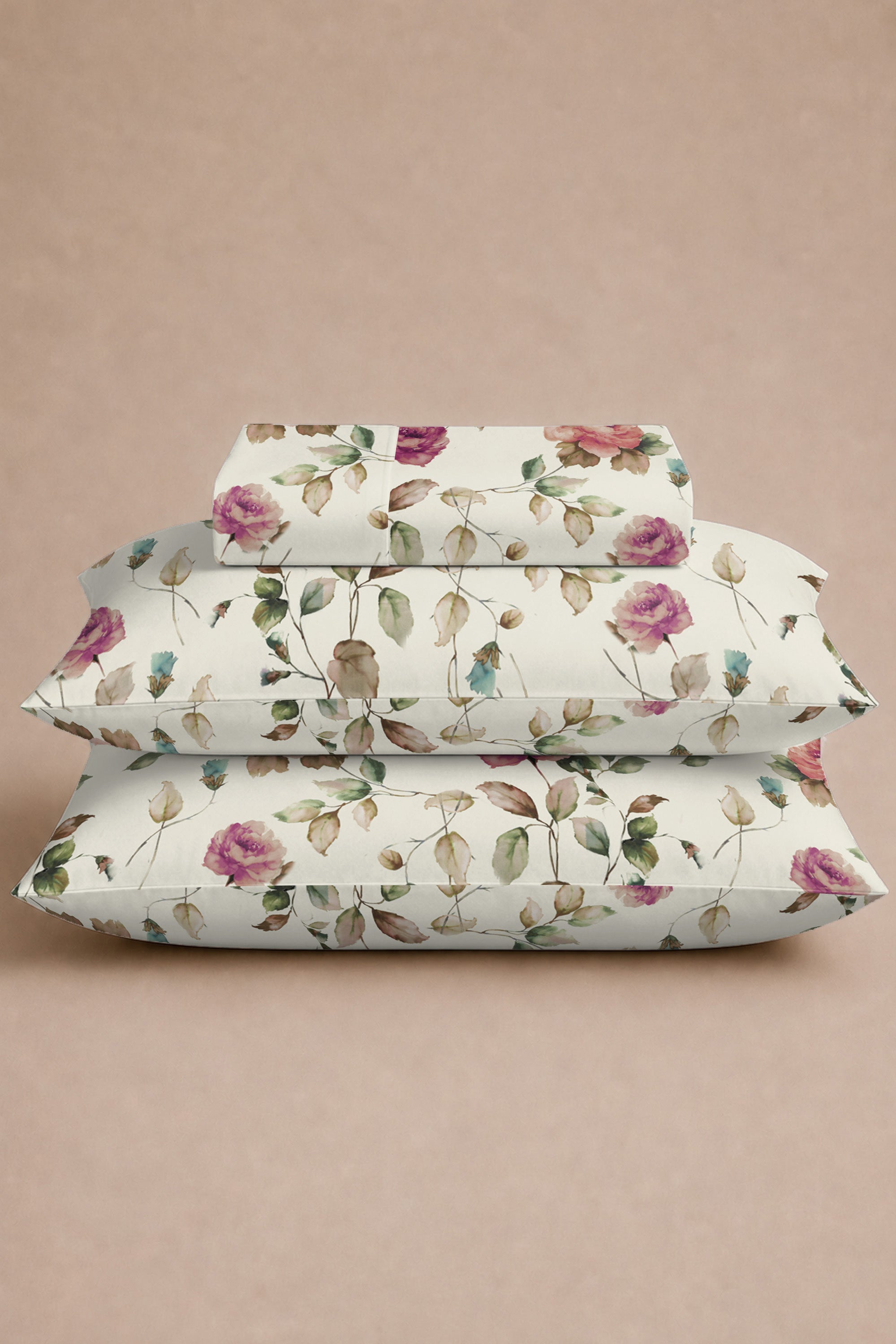 Ochre Wash Sateen Bed Sheet Set