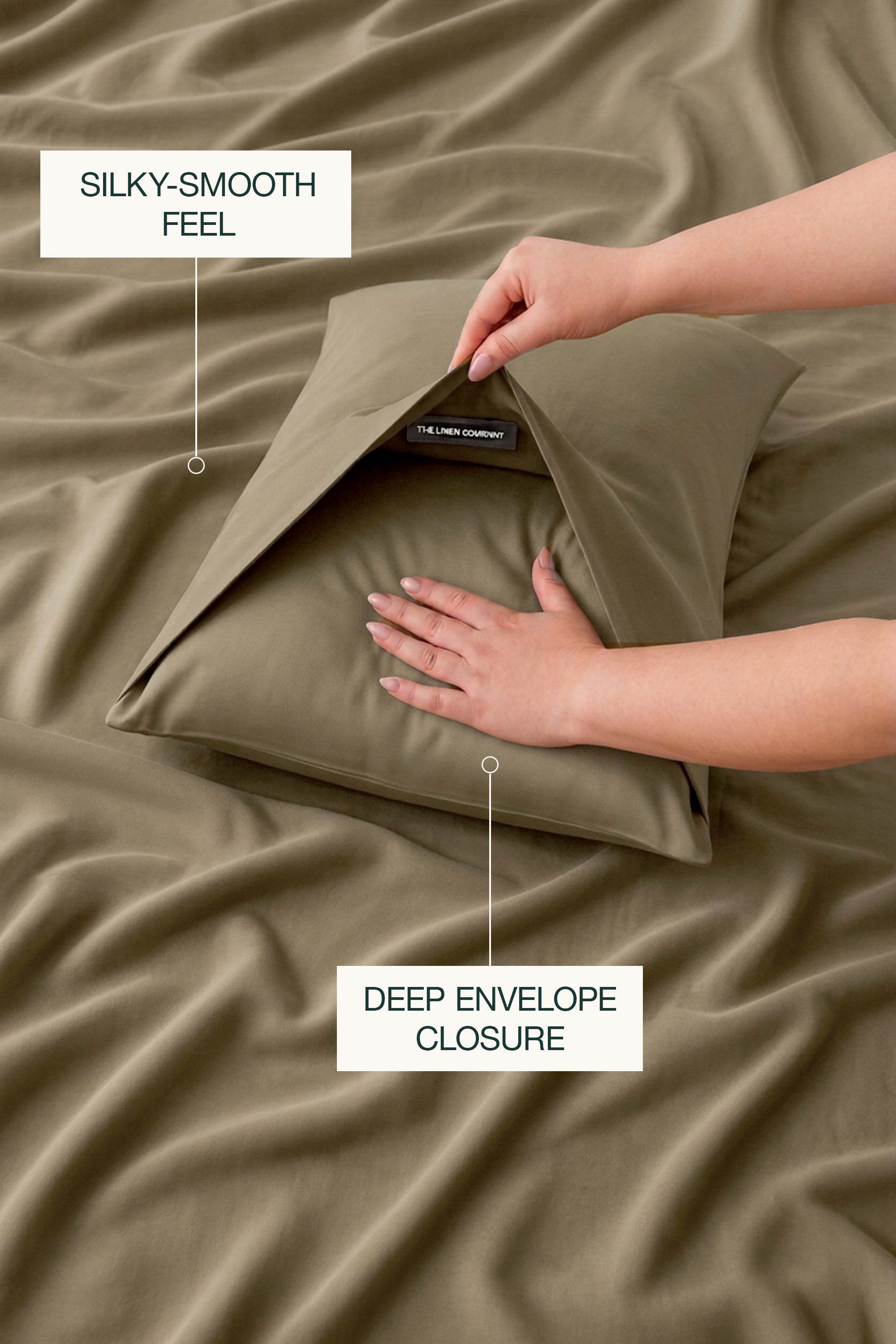 T200 Olive Duvet Set