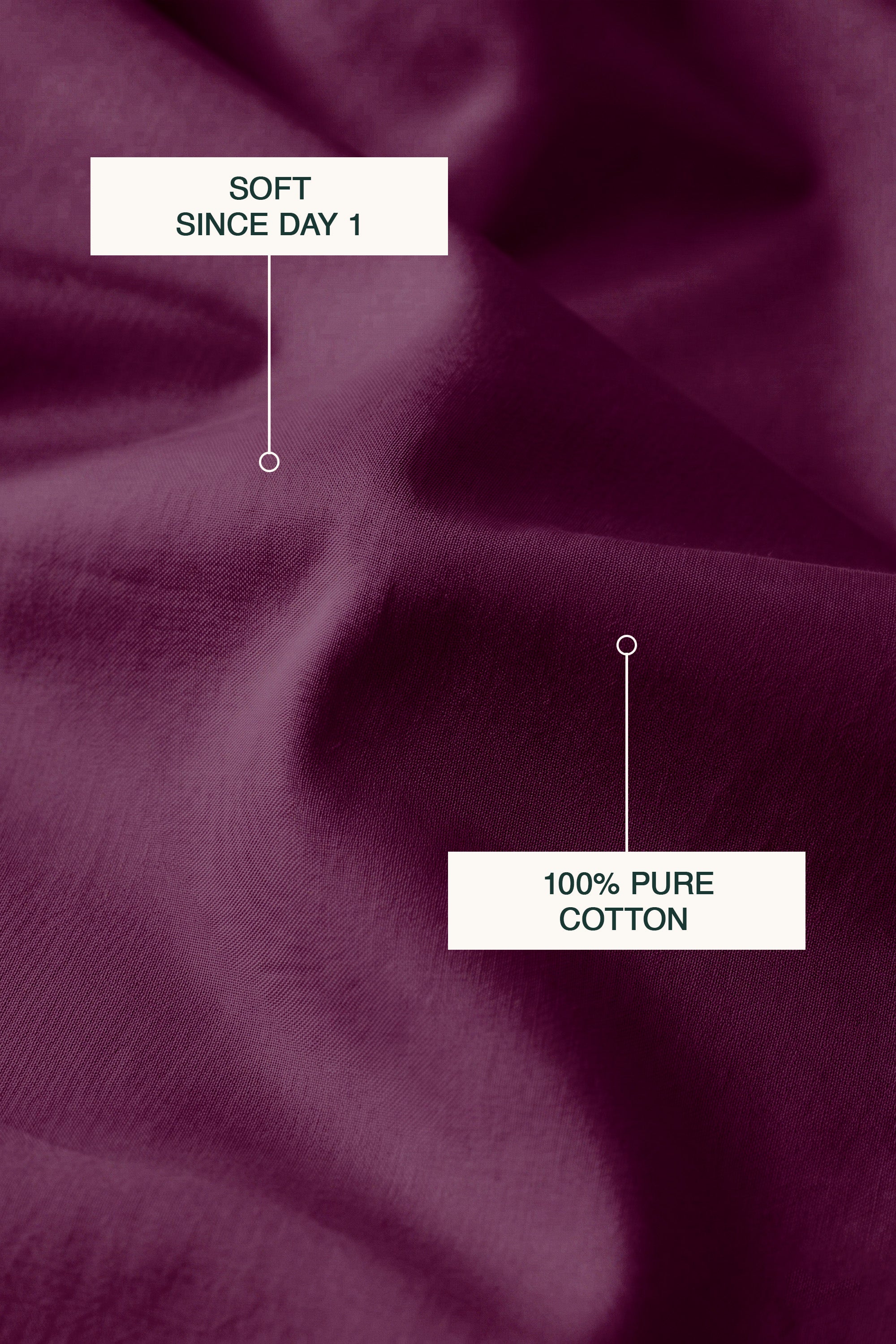 T200 Plum Bed Sheet Set