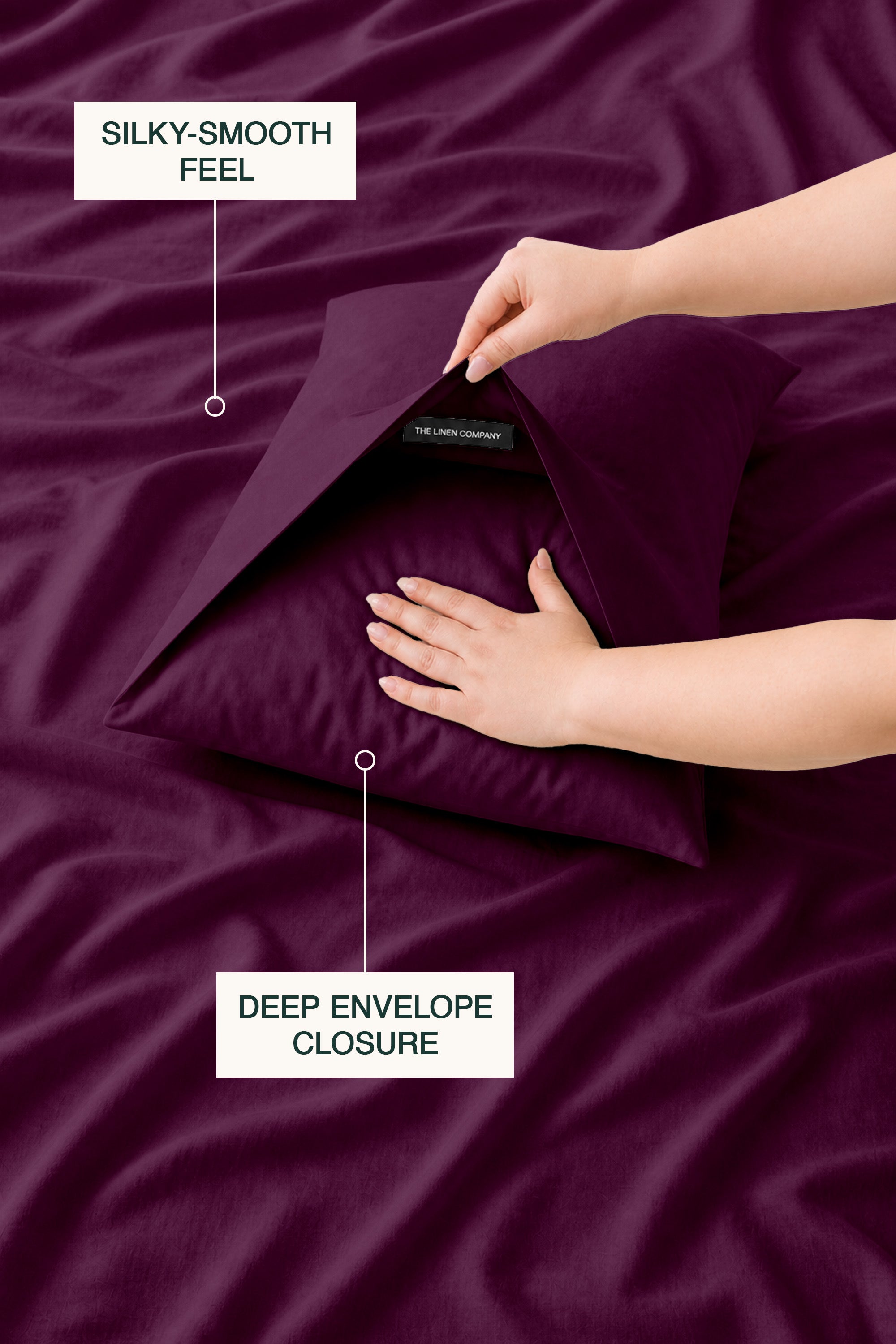 T200 Plum Bed Sheet Set