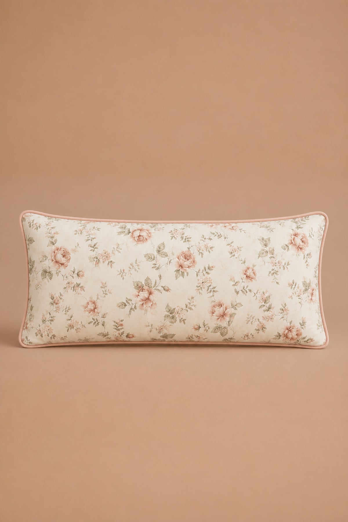 Rosy Affair Sateen Cushion Cover