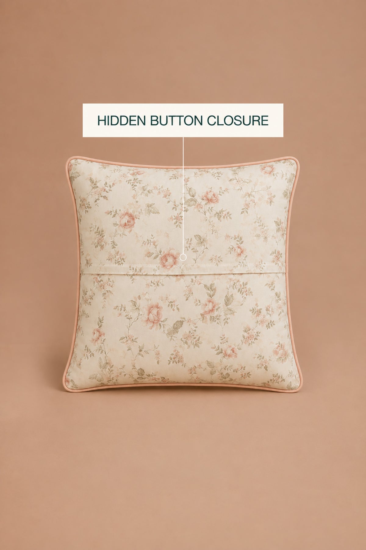Rosy Affair Sateen Cushion Cover