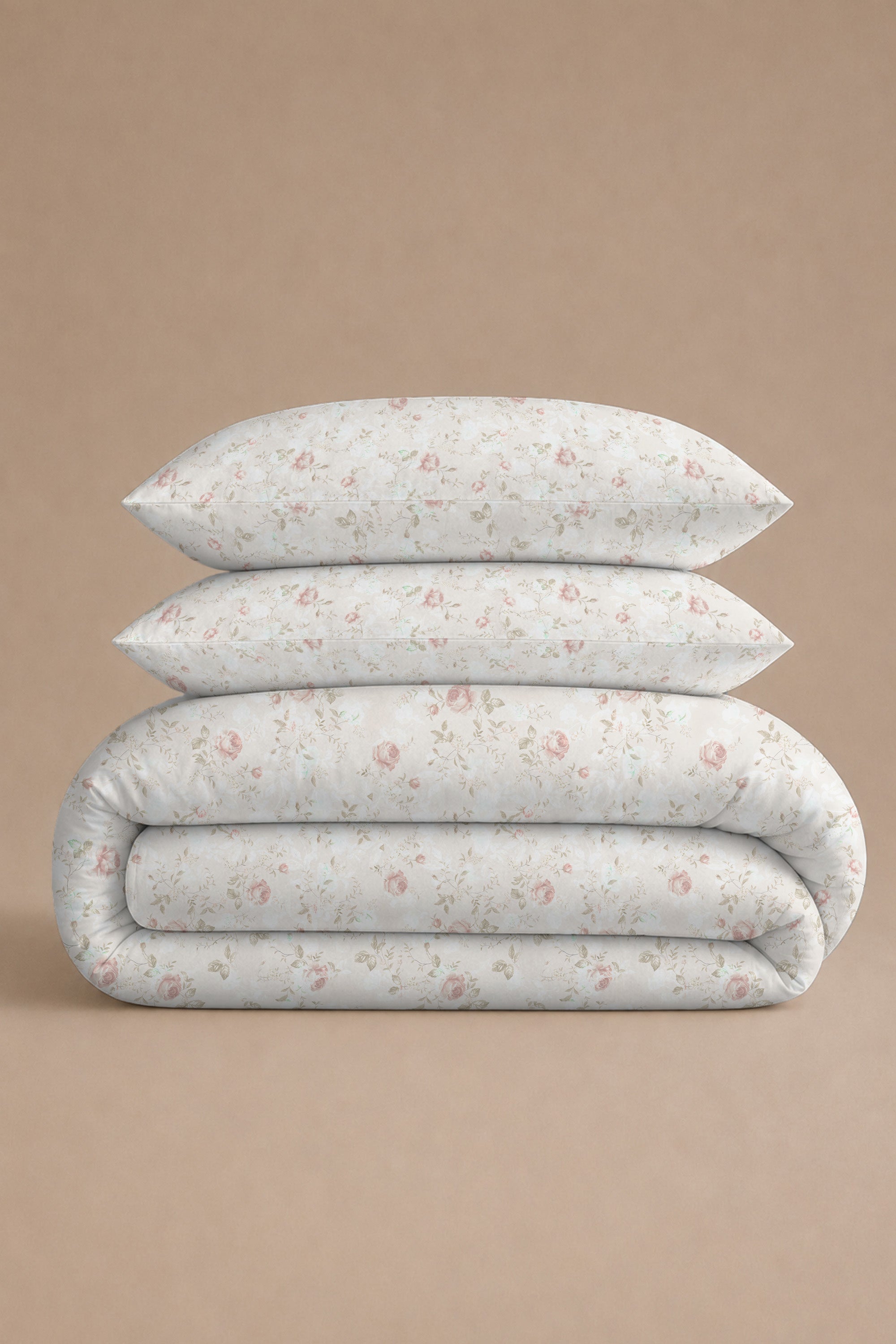 Rosy Affair Sateen Duvet cover Set