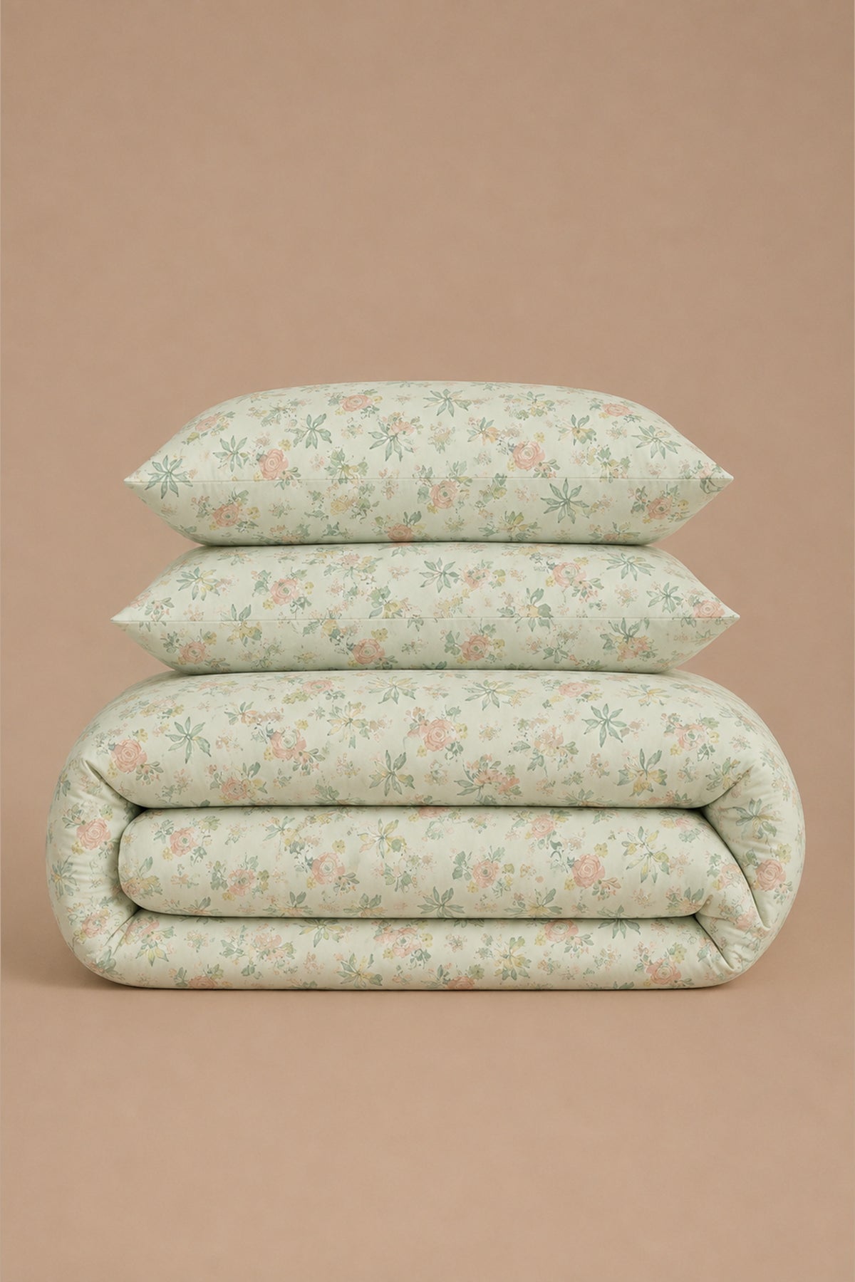Sage Garden Percale Duvet Set
