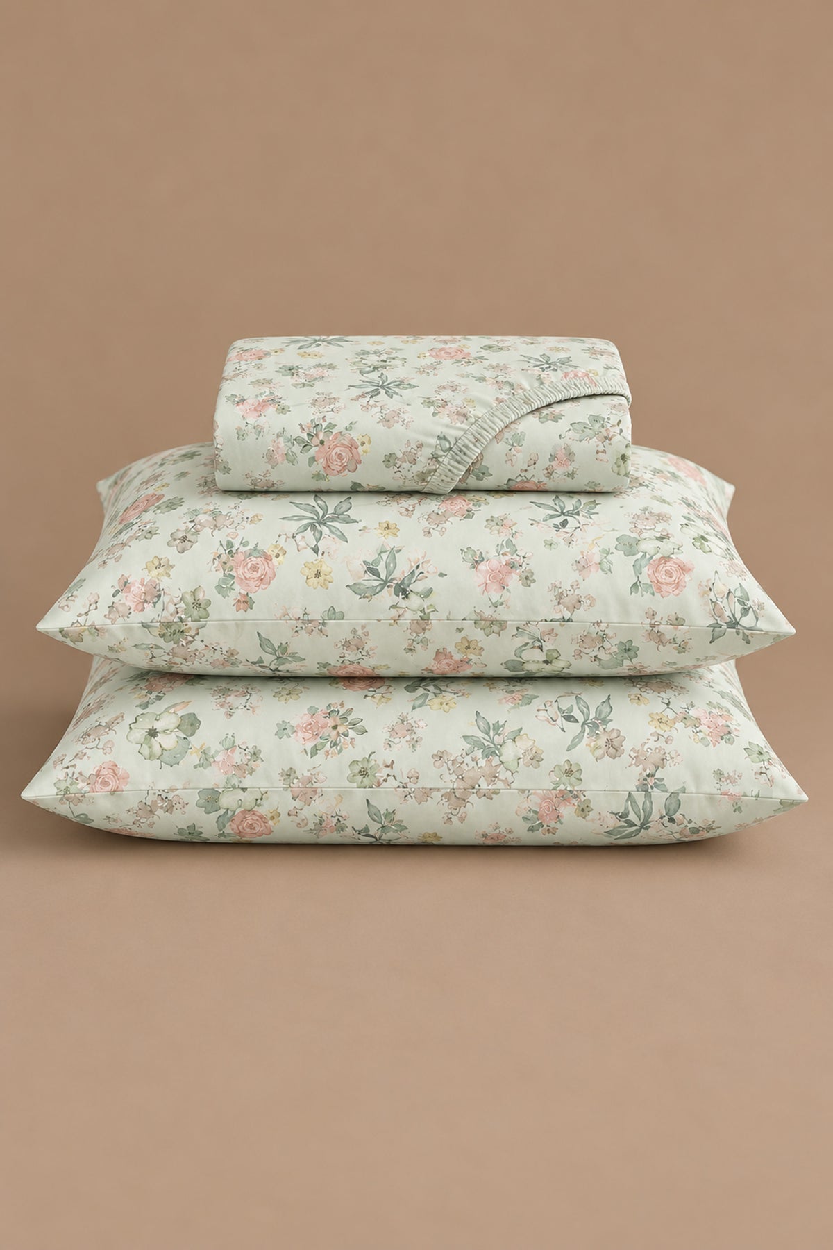 Sage Garden Percale Sheet Set