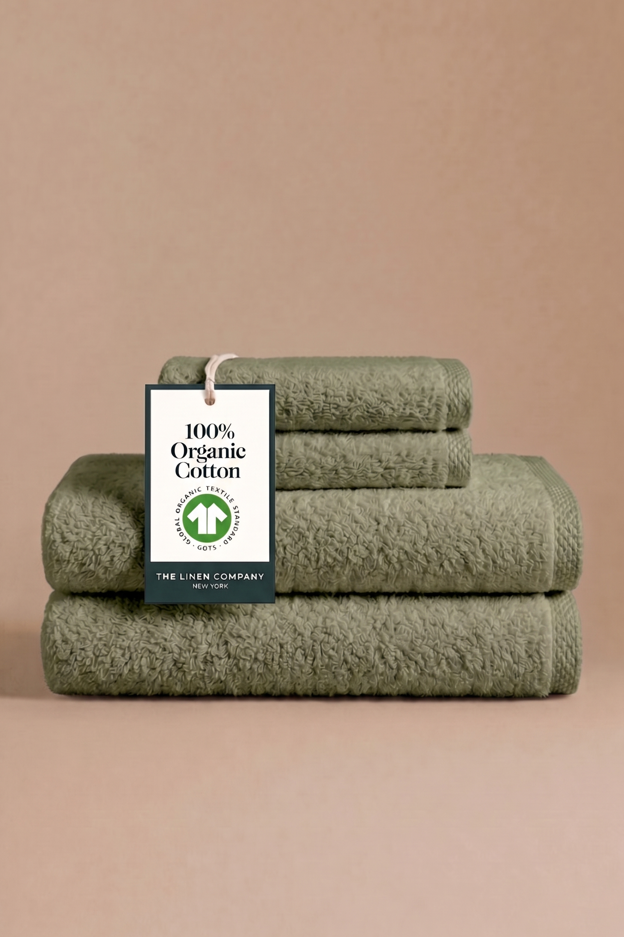 Sage Green Organic Towels (Set of 4)