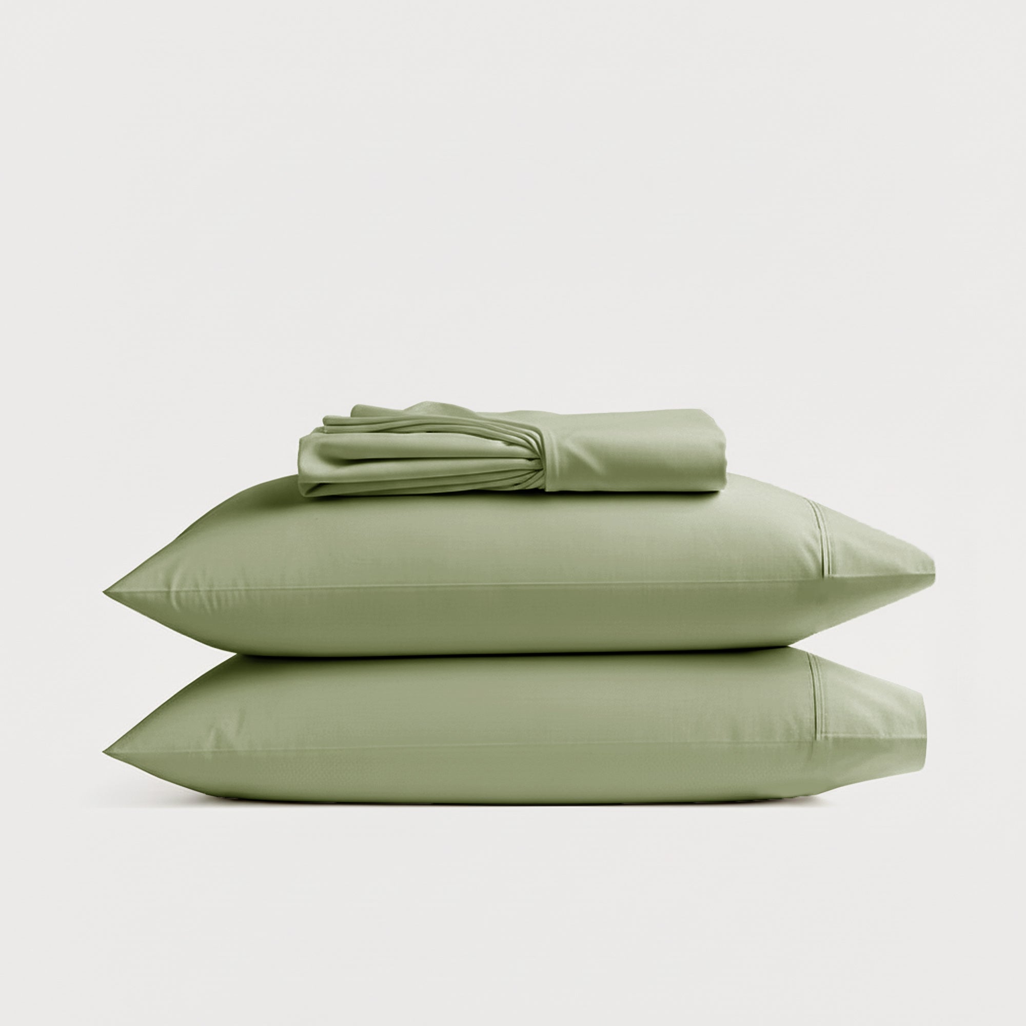 Sage Green Bed Sheet Set - Luxe Edition