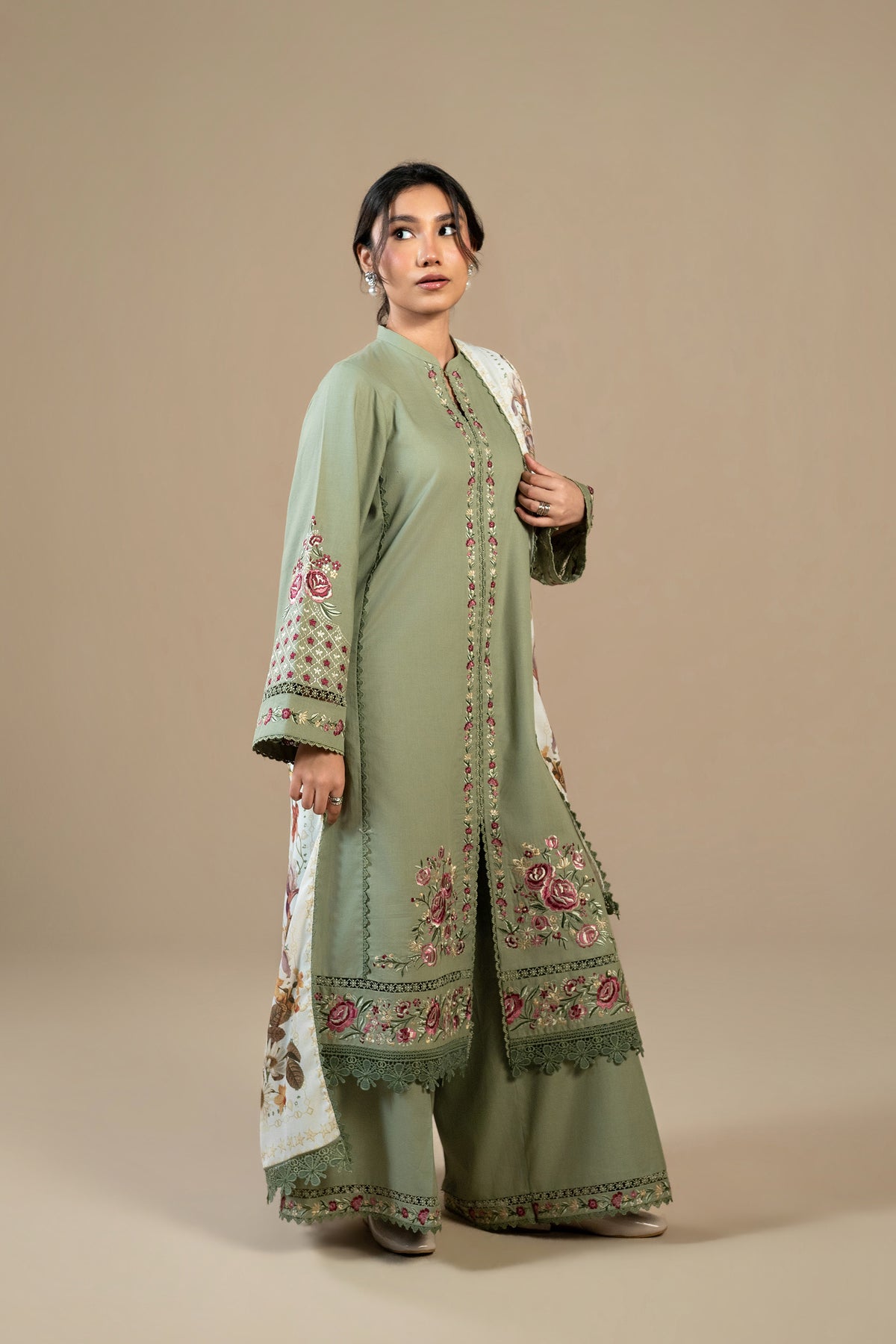 Sage Willow 3 PC Unstitched