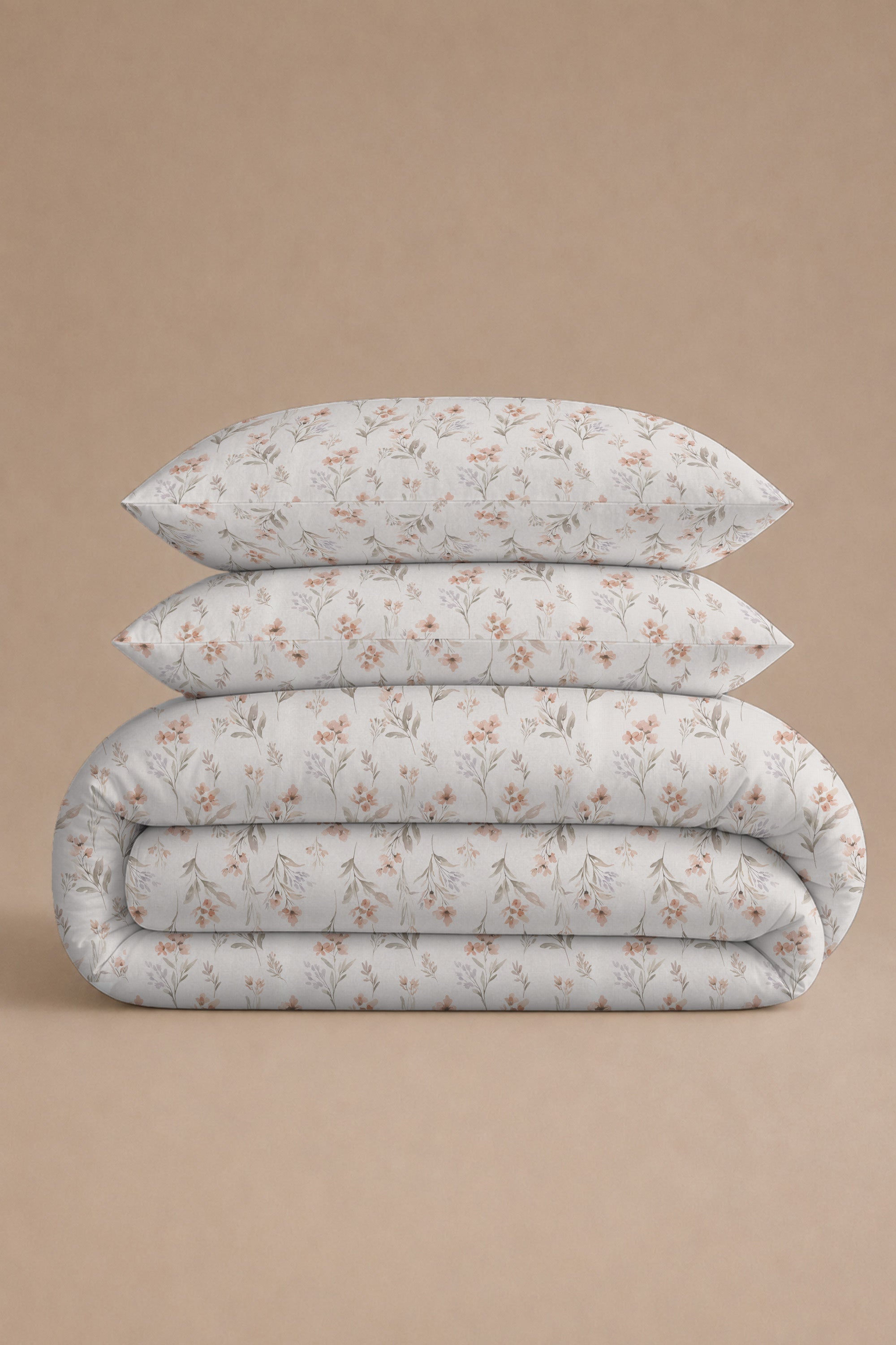 Serene Garden Sateen Duvet cover Set