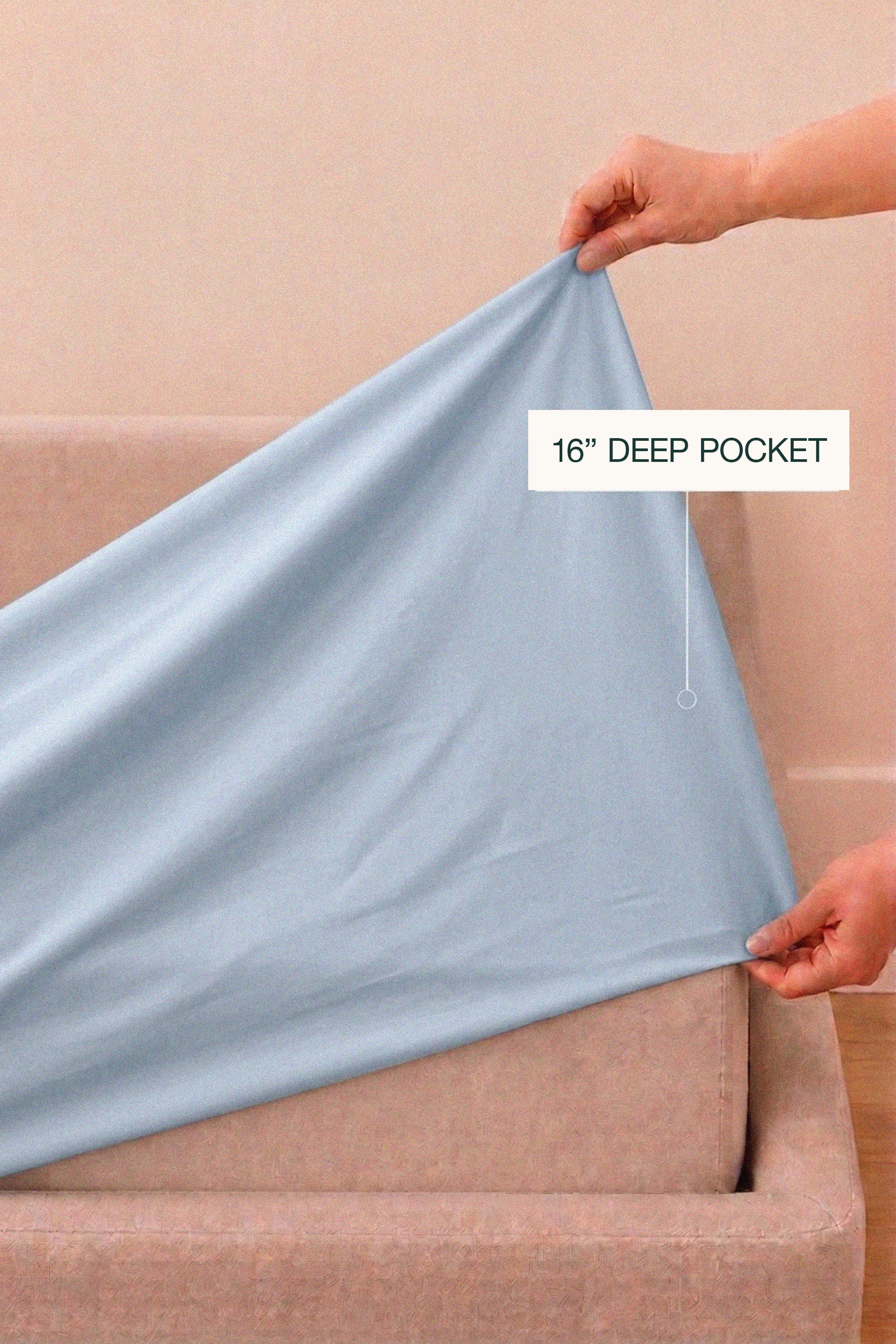 T400 Luxe Sky Embroidered Egyptian Cotton Bed Sheet Set