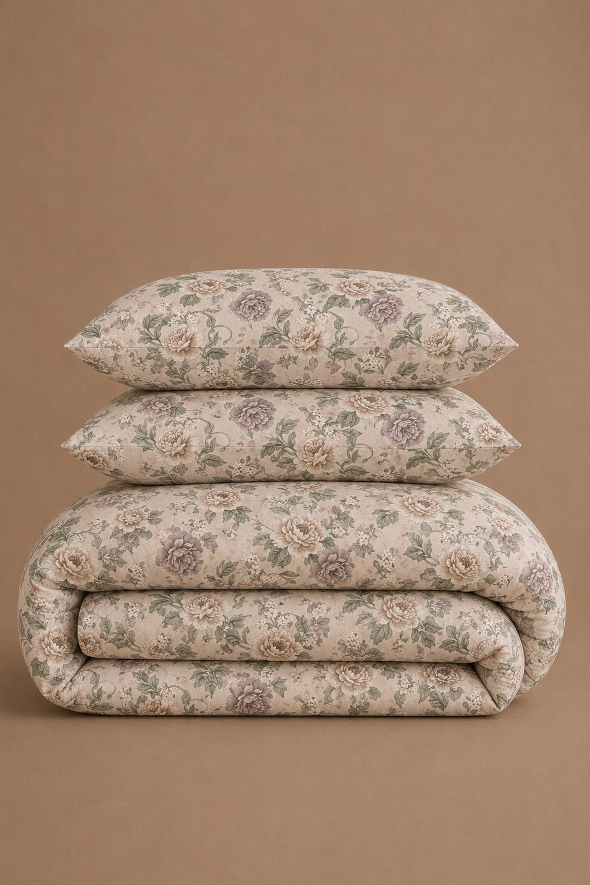 Soft Brocade Percale Duvet Cover set