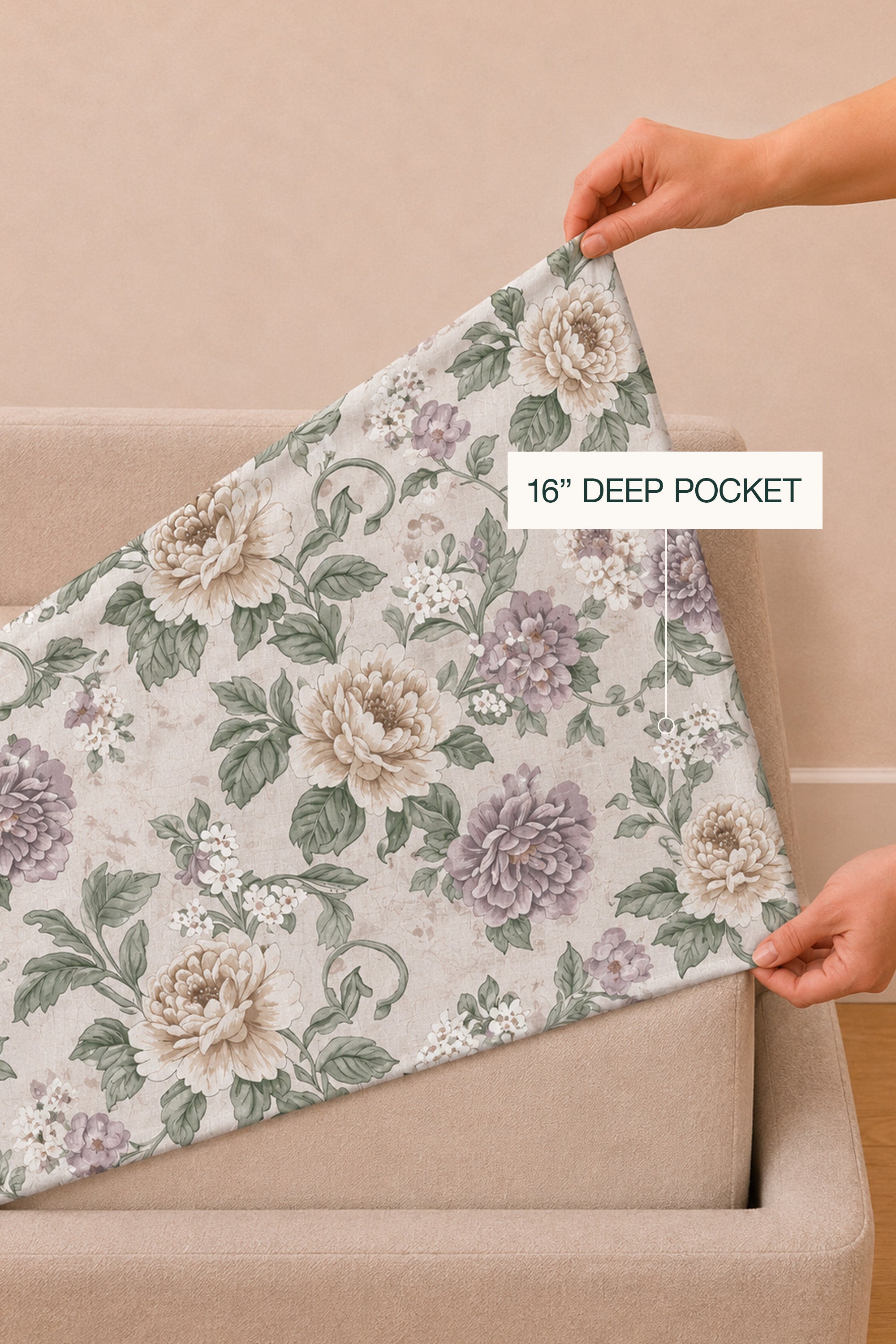 Soft Brocade Percale Bed Sheet Set