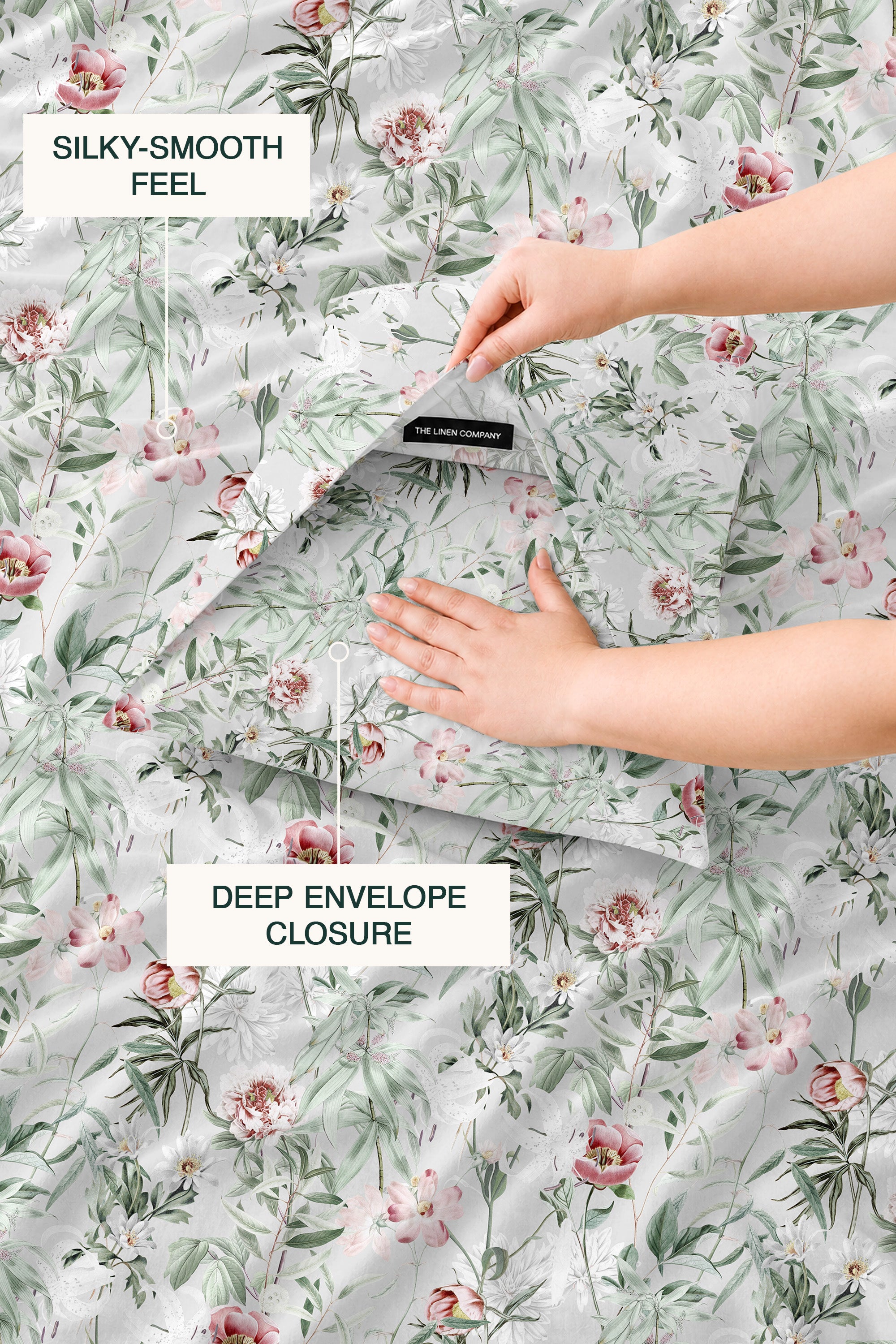 Summer Mirage Sateen Bed Sheet Set