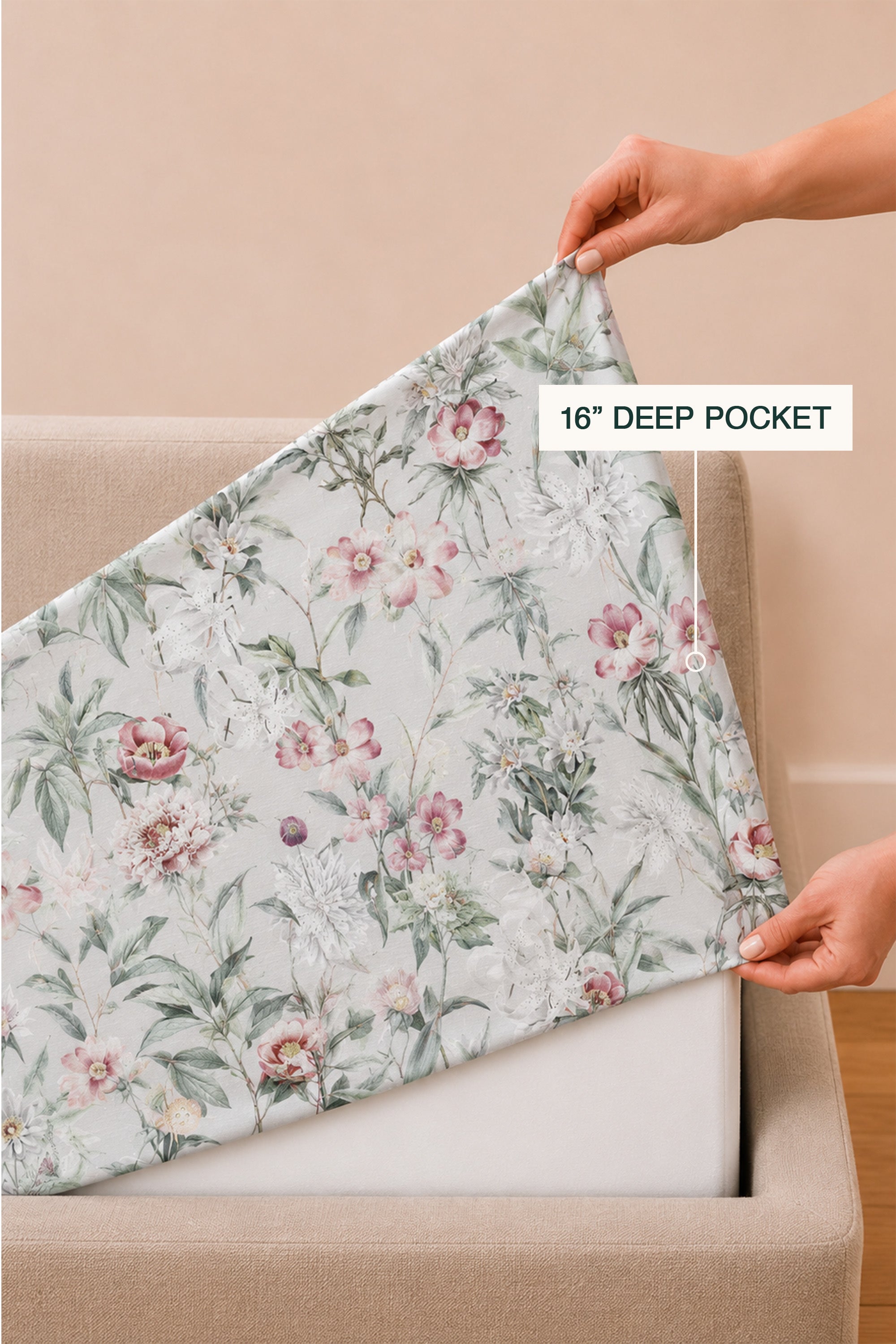 Summer Mirage Sateen Bed Sheet Set
