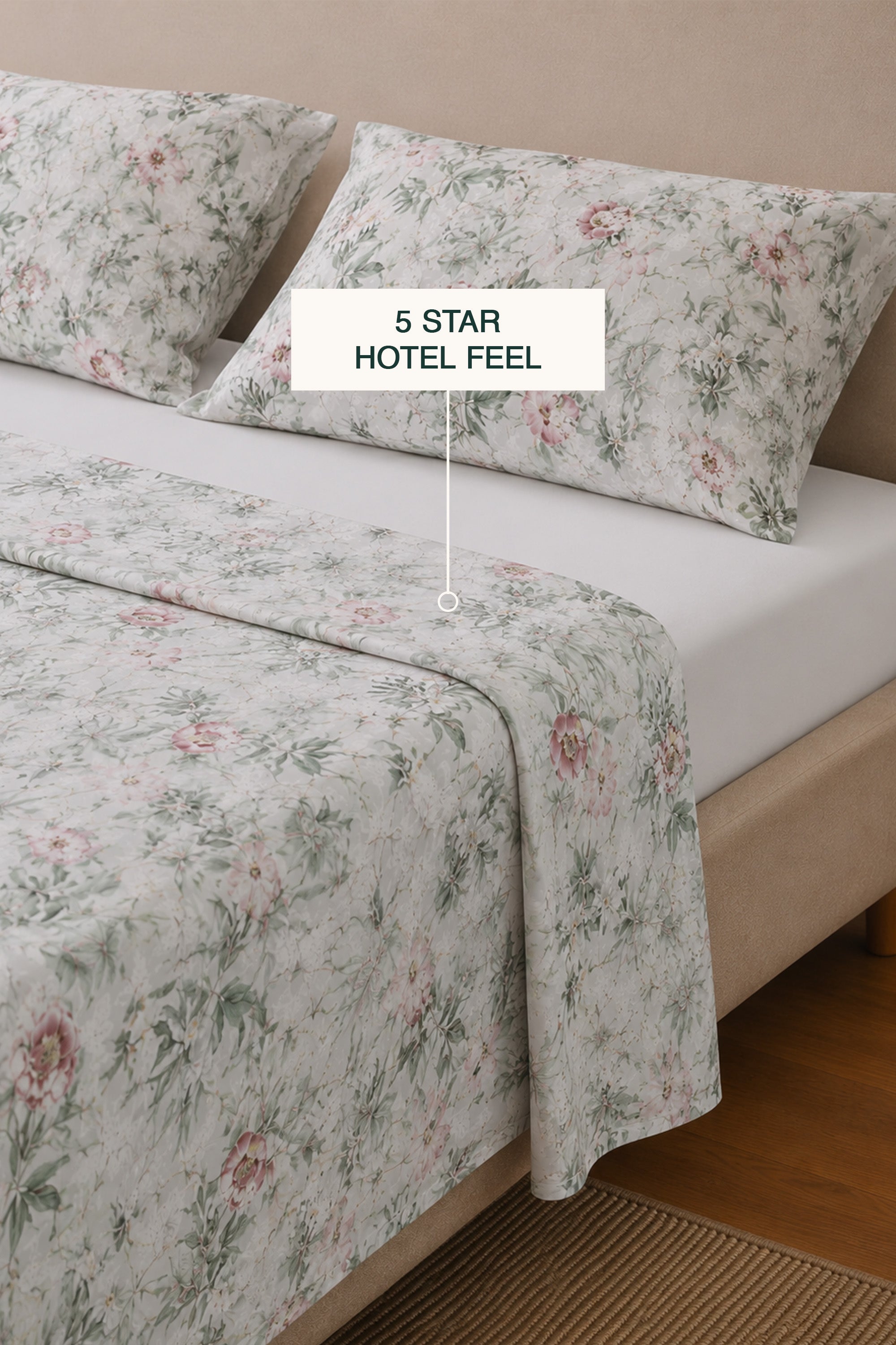 Summer Mirage Sateen Bed Sheet Set