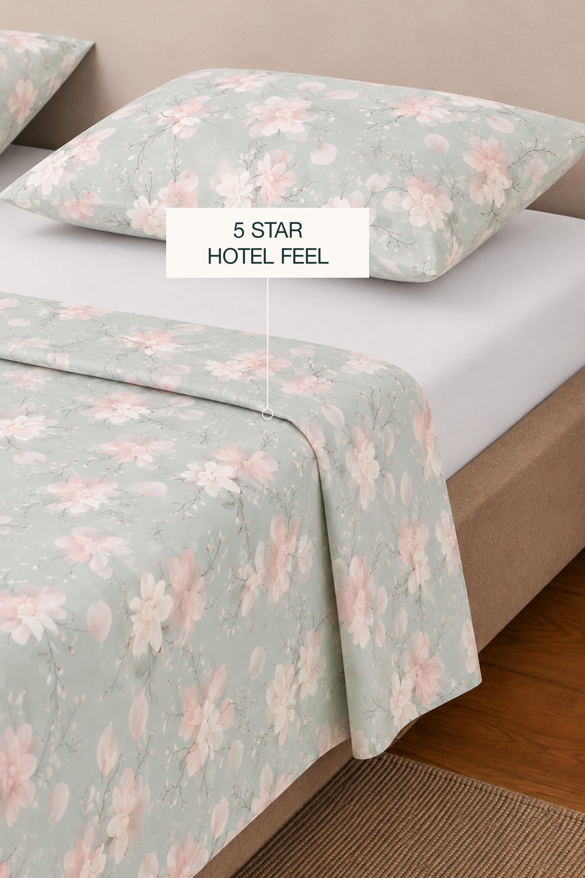 Sweet Magnolia Sateen Sheet Set