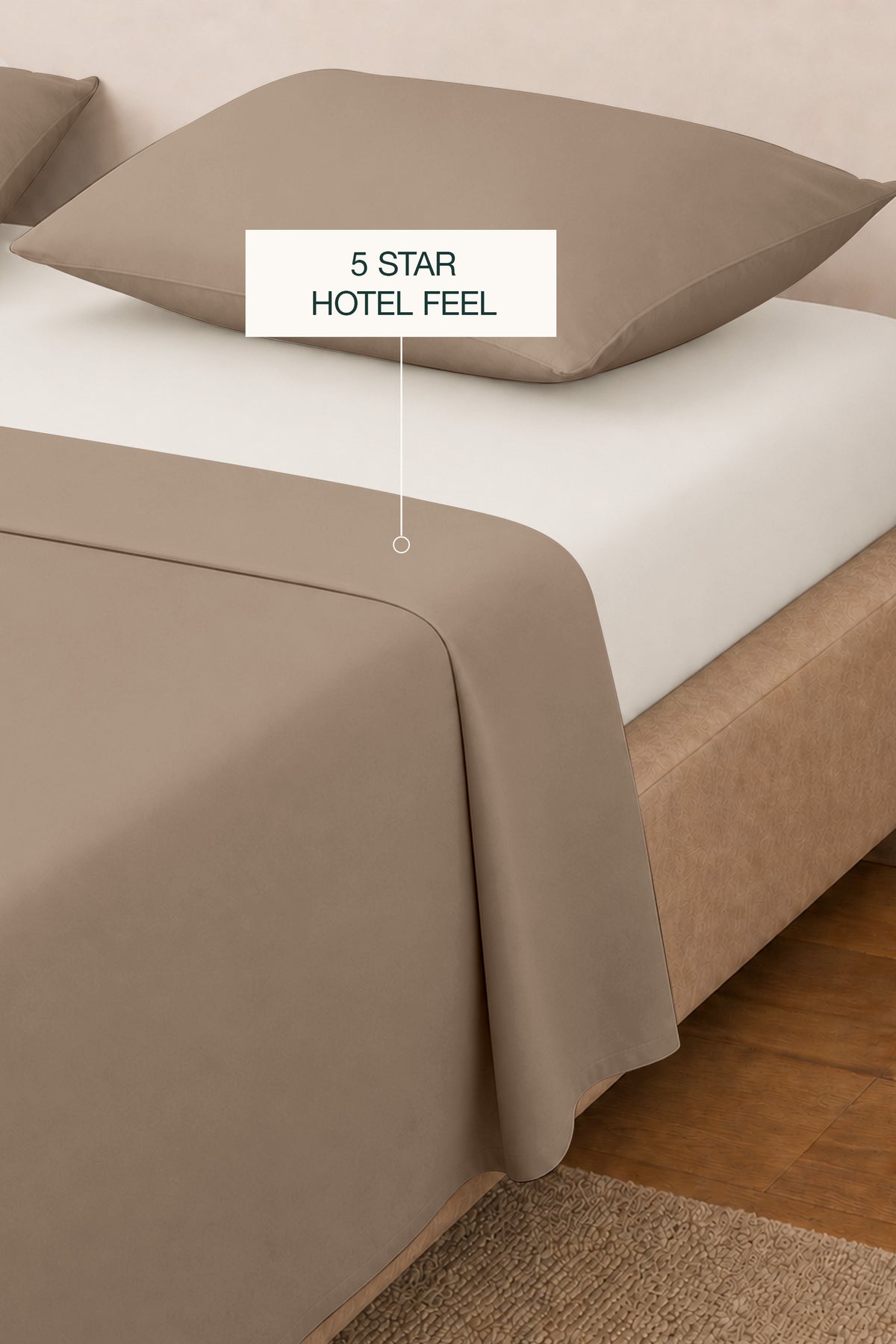 T300 Luxe Taupe Sheet Set
