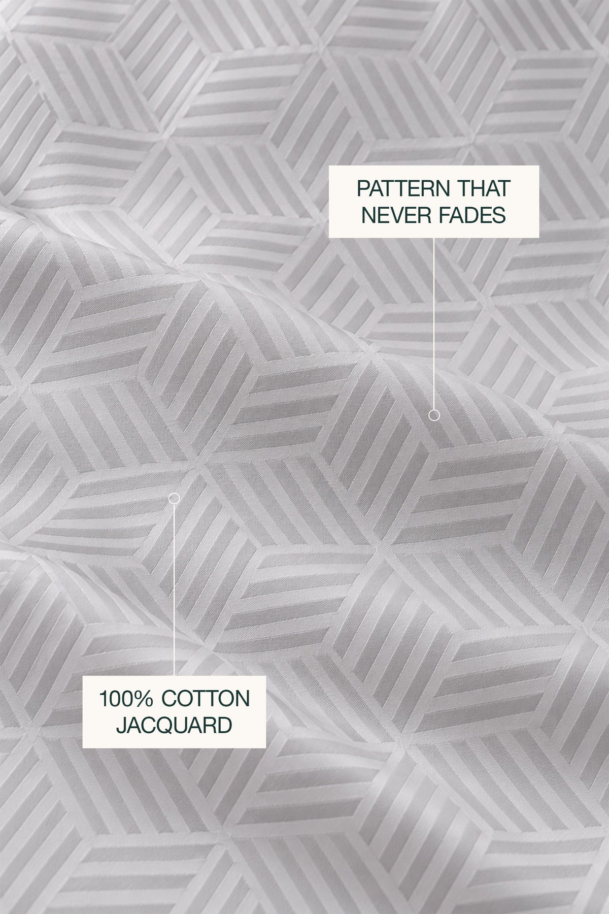 Jacquard tea cozy in light grey #color_light grey