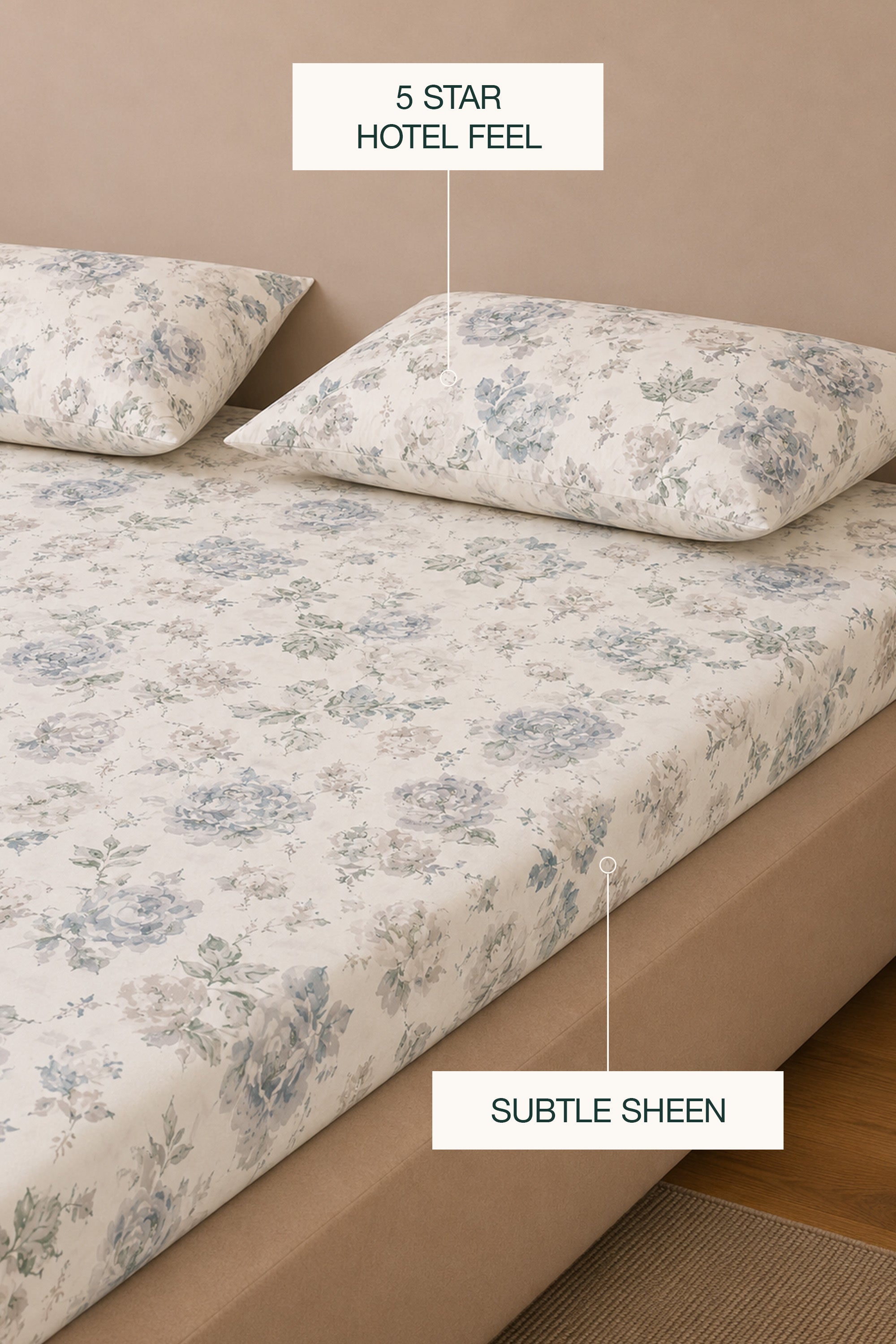 Victorian Splendor Sateen Bed Sheet Set