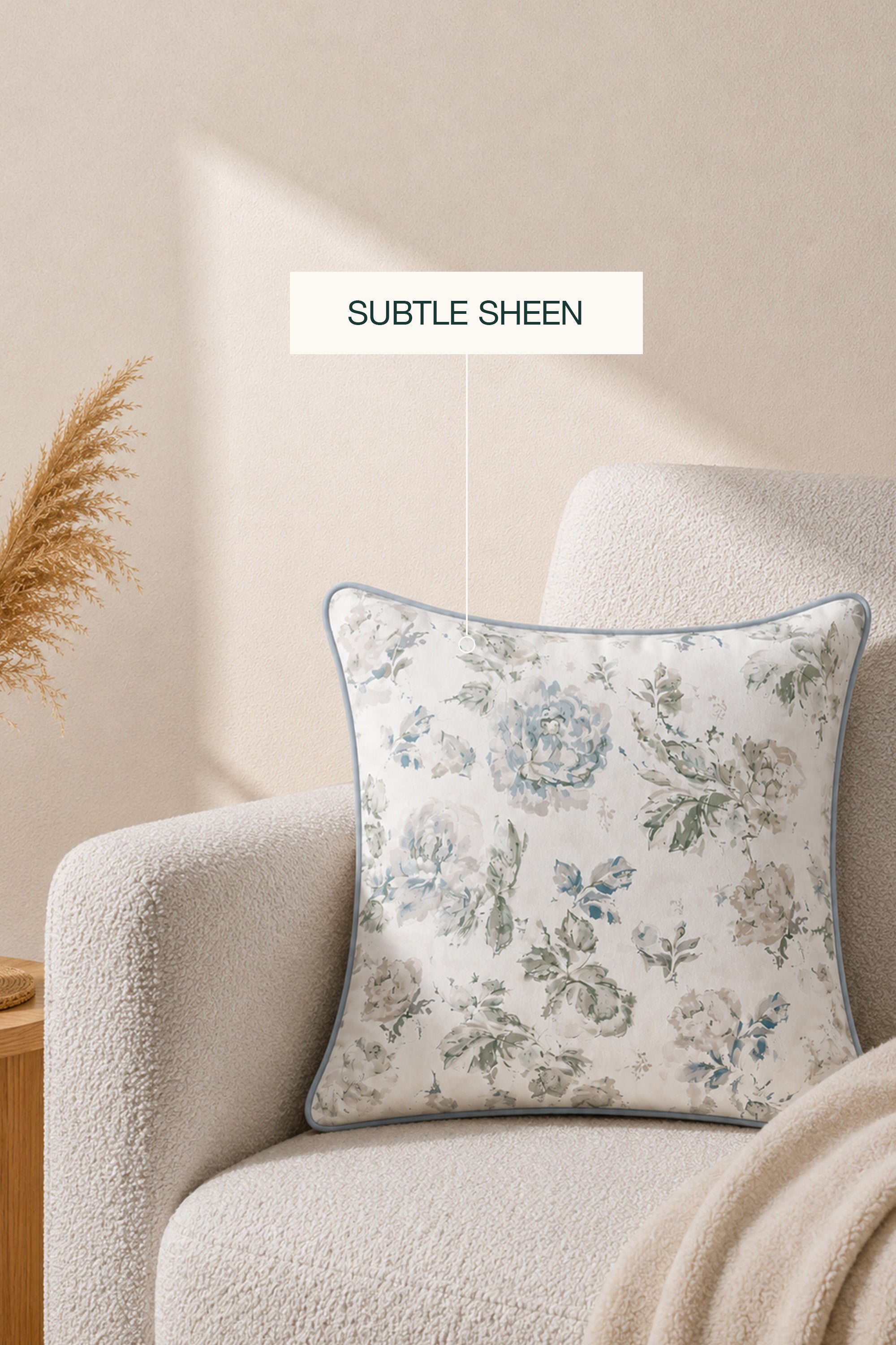 Victorian Splendor Sateen Cushion Cover