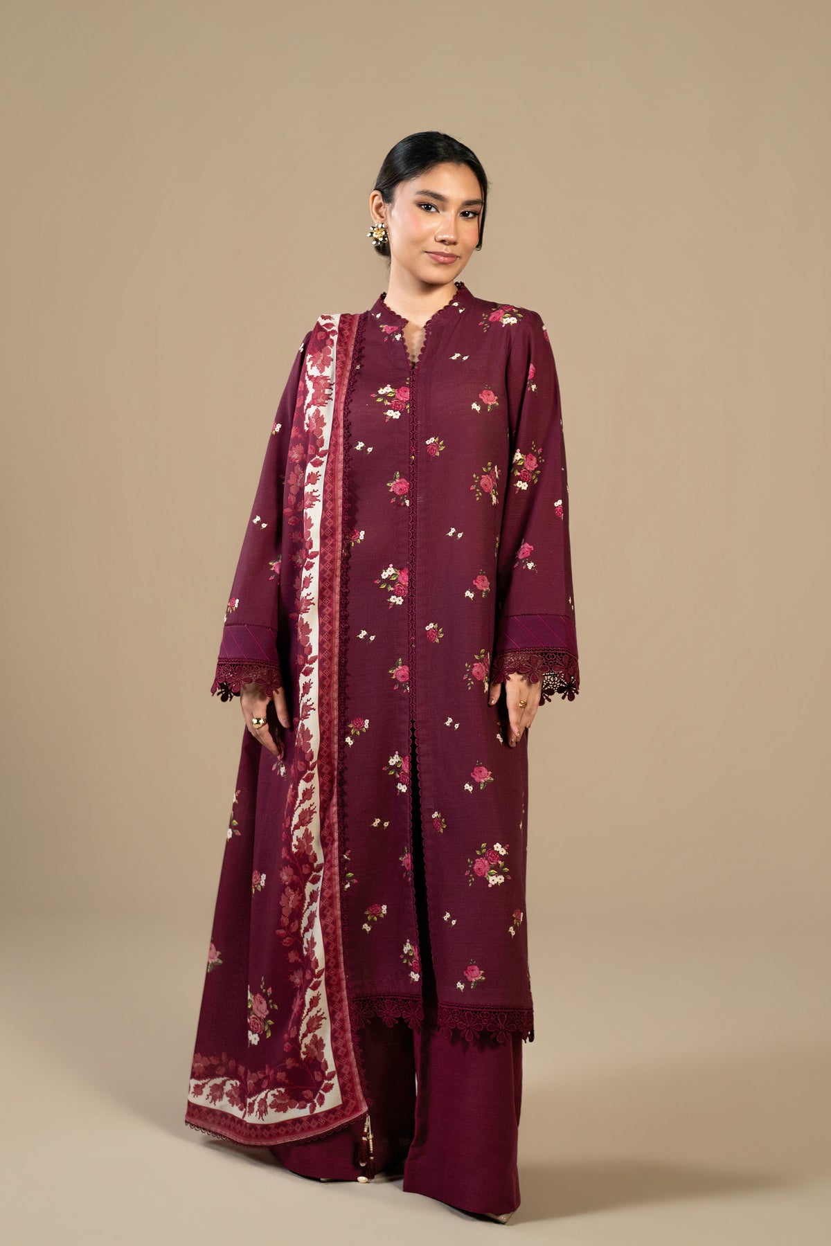 Victorian Wild Wood 3 PC Unstitched