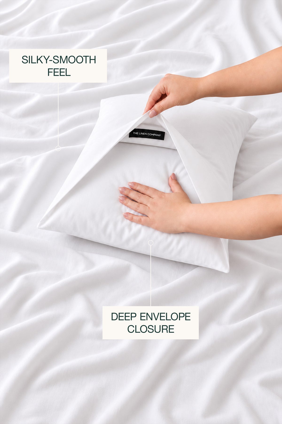 Silky Bamboo White Duvet Set