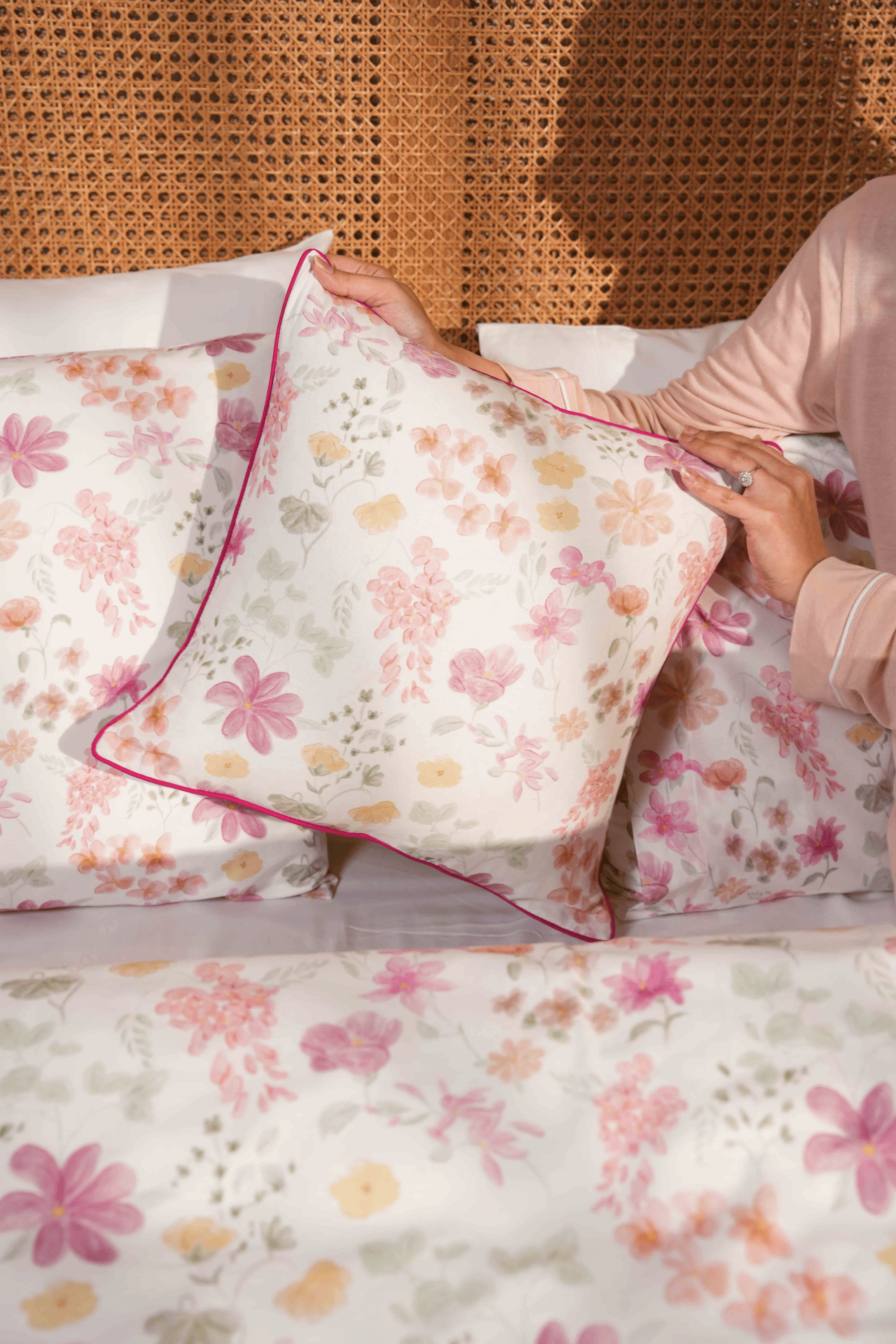 Wisteria Field Pillows & Cushions