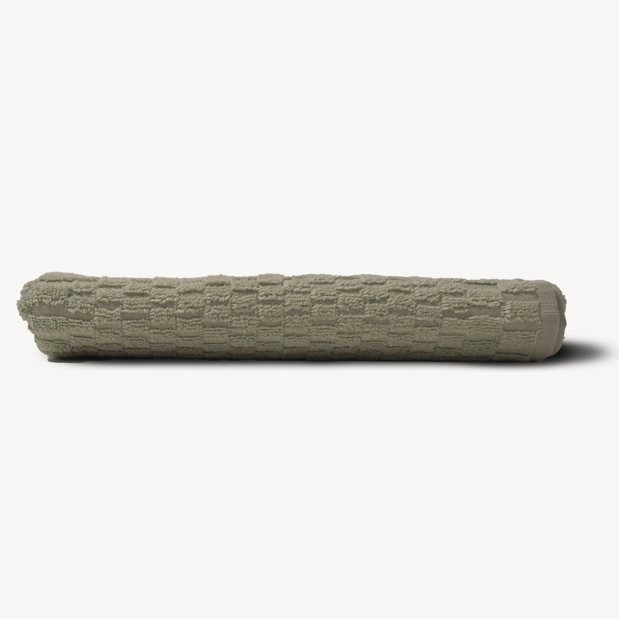 Aloe Green Checkered Bath Towel