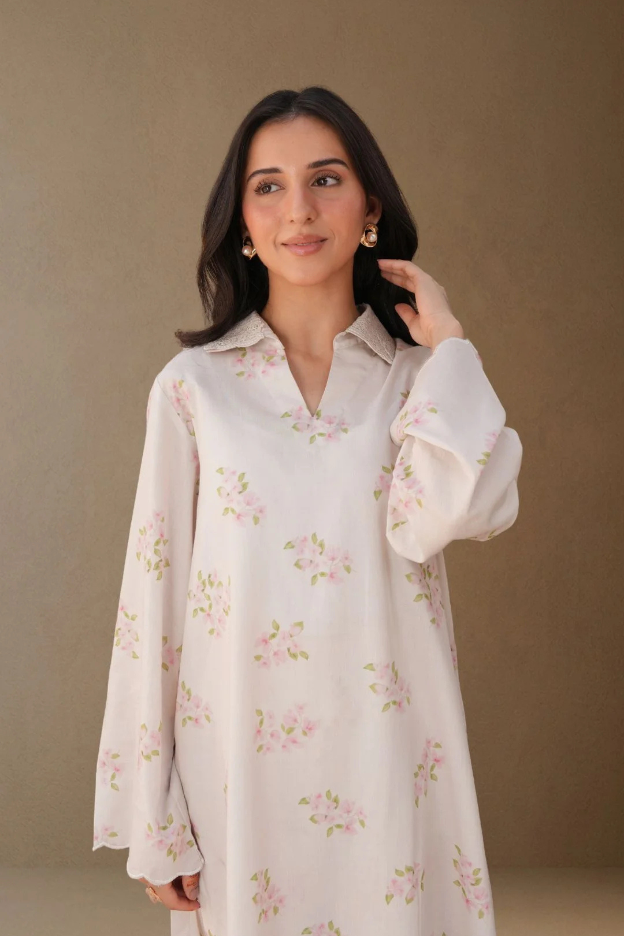 Rose Blanc Co-ord Set - Luxe Bamboo