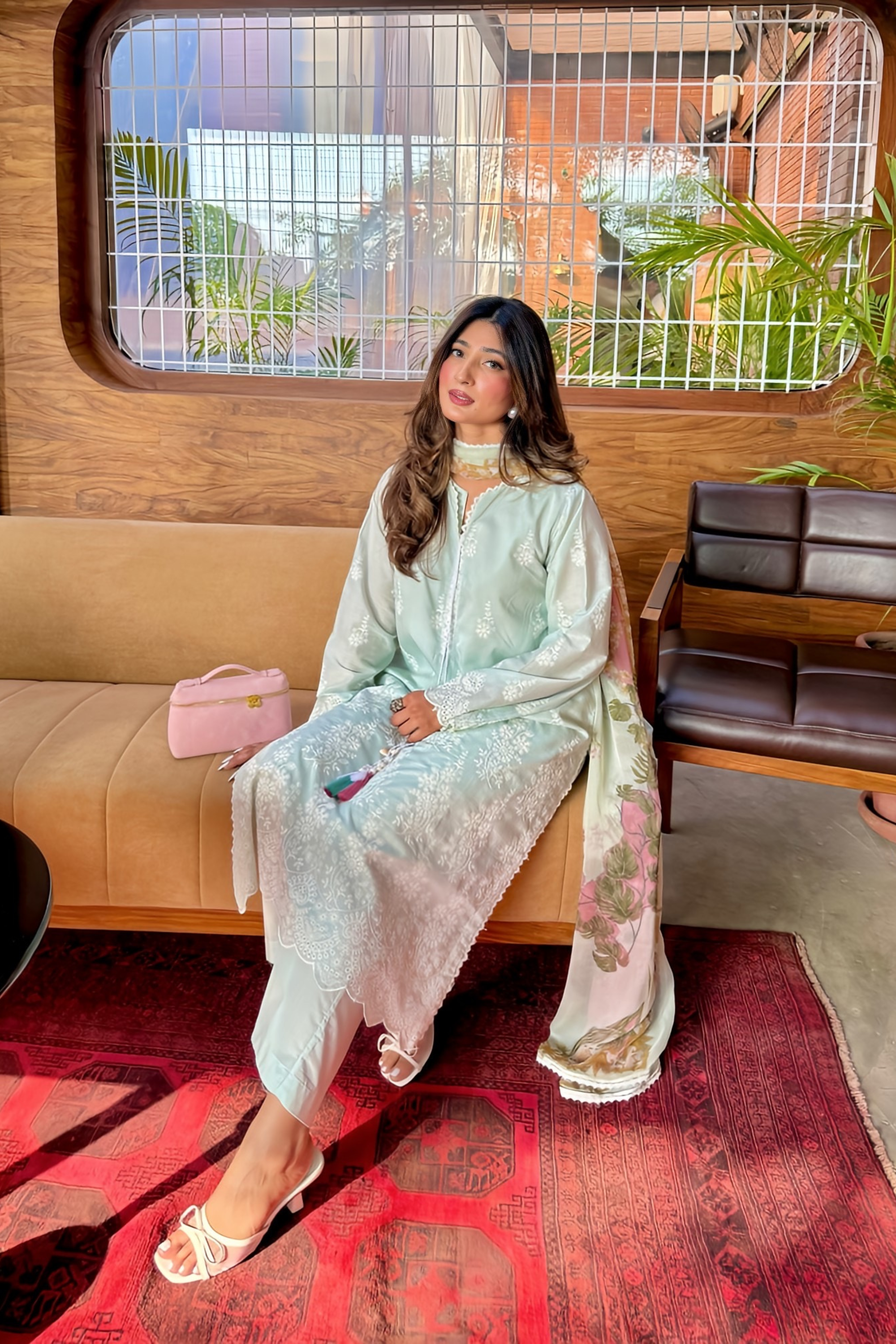 Ethereal Mint - Lawn Suit