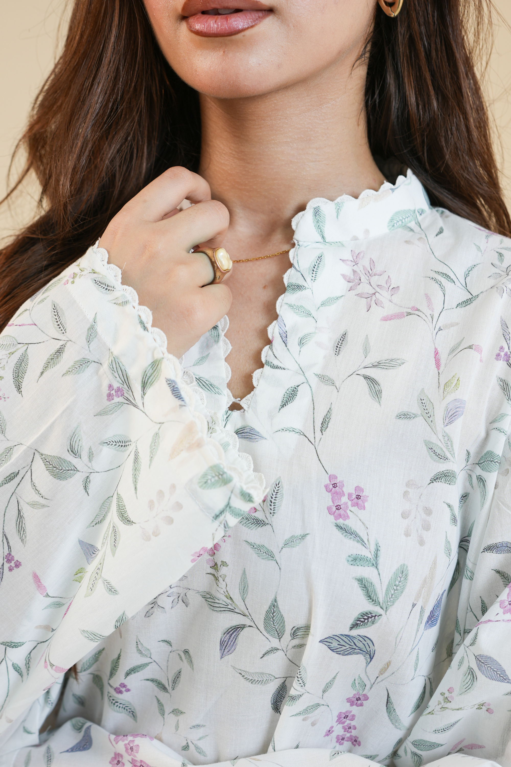 Fleur Sauvage - Printed Lawn Suit