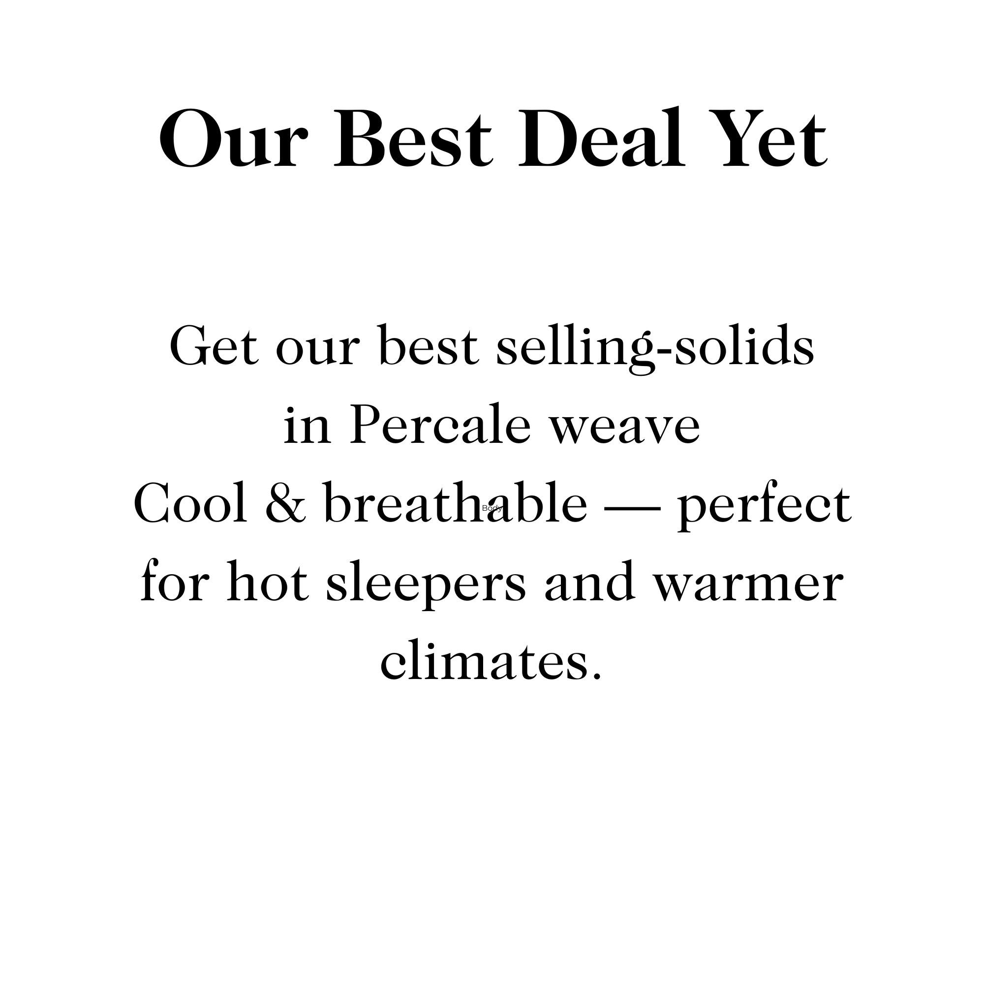 Mystery Box - Solid Bedding