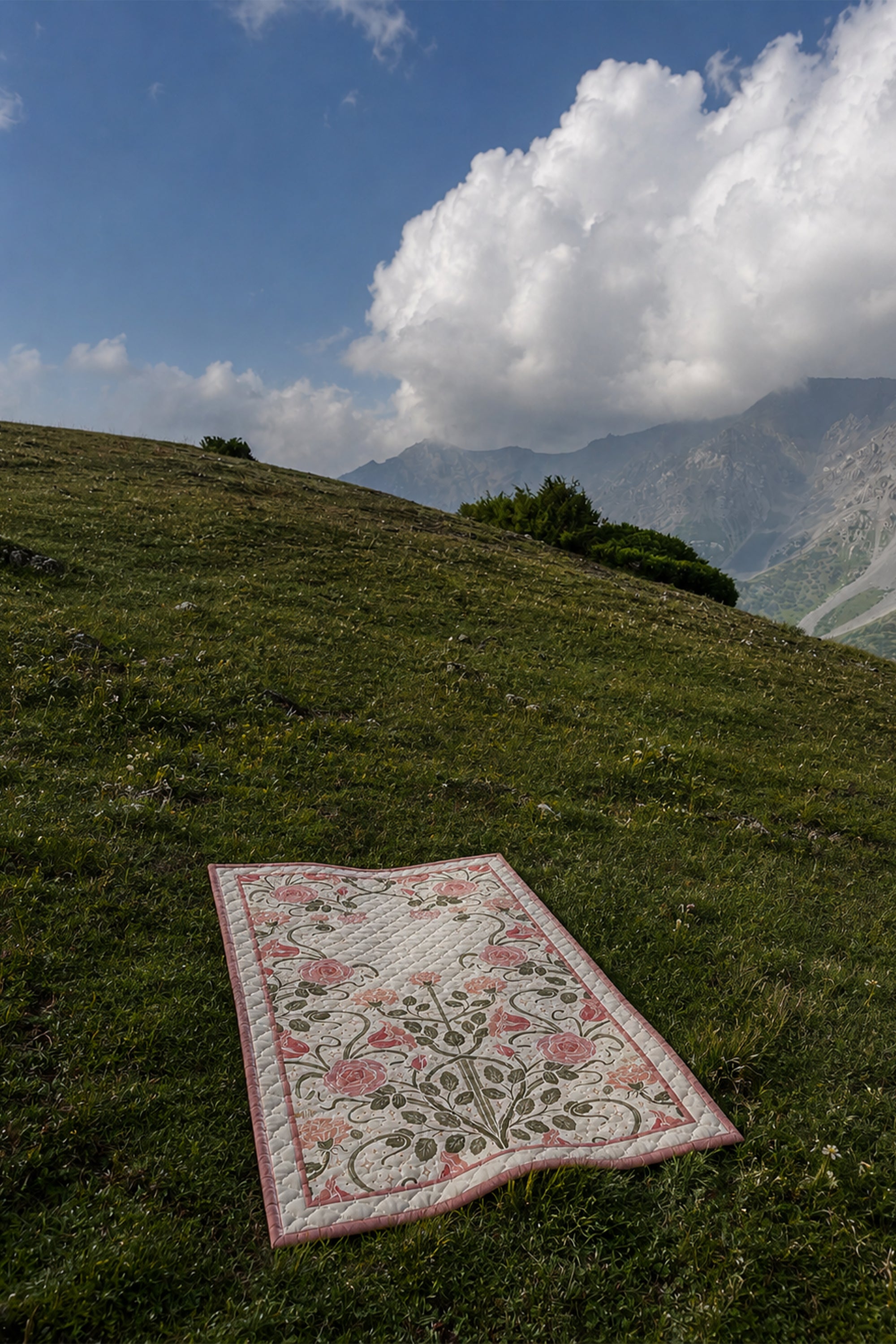 الہی Quilted سفر نماز چٹائی
