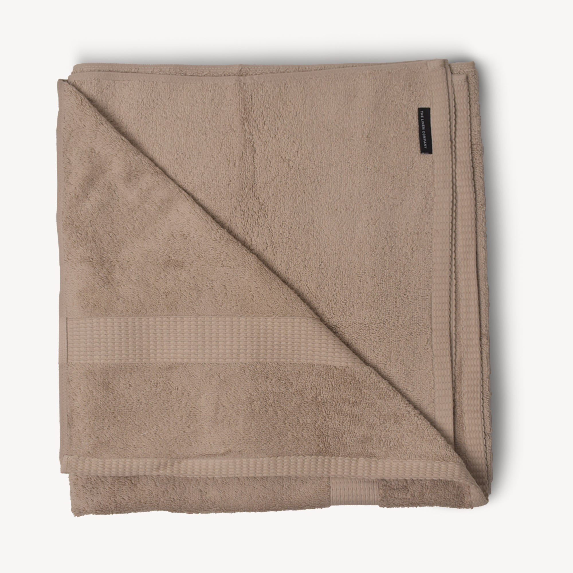Soft Pink Triple Lattice Bath Sheet