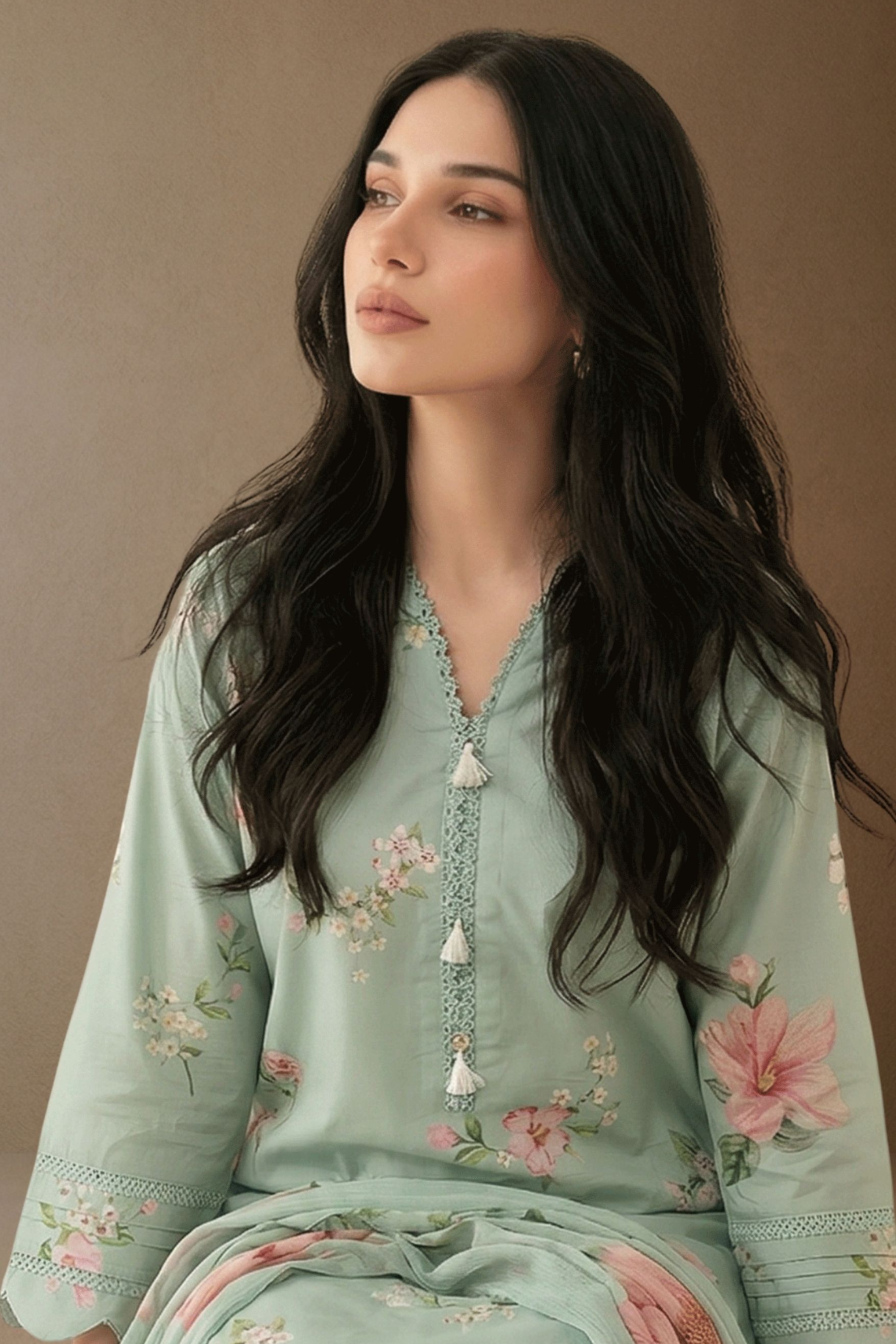 Odette - Printed Lawn Suit