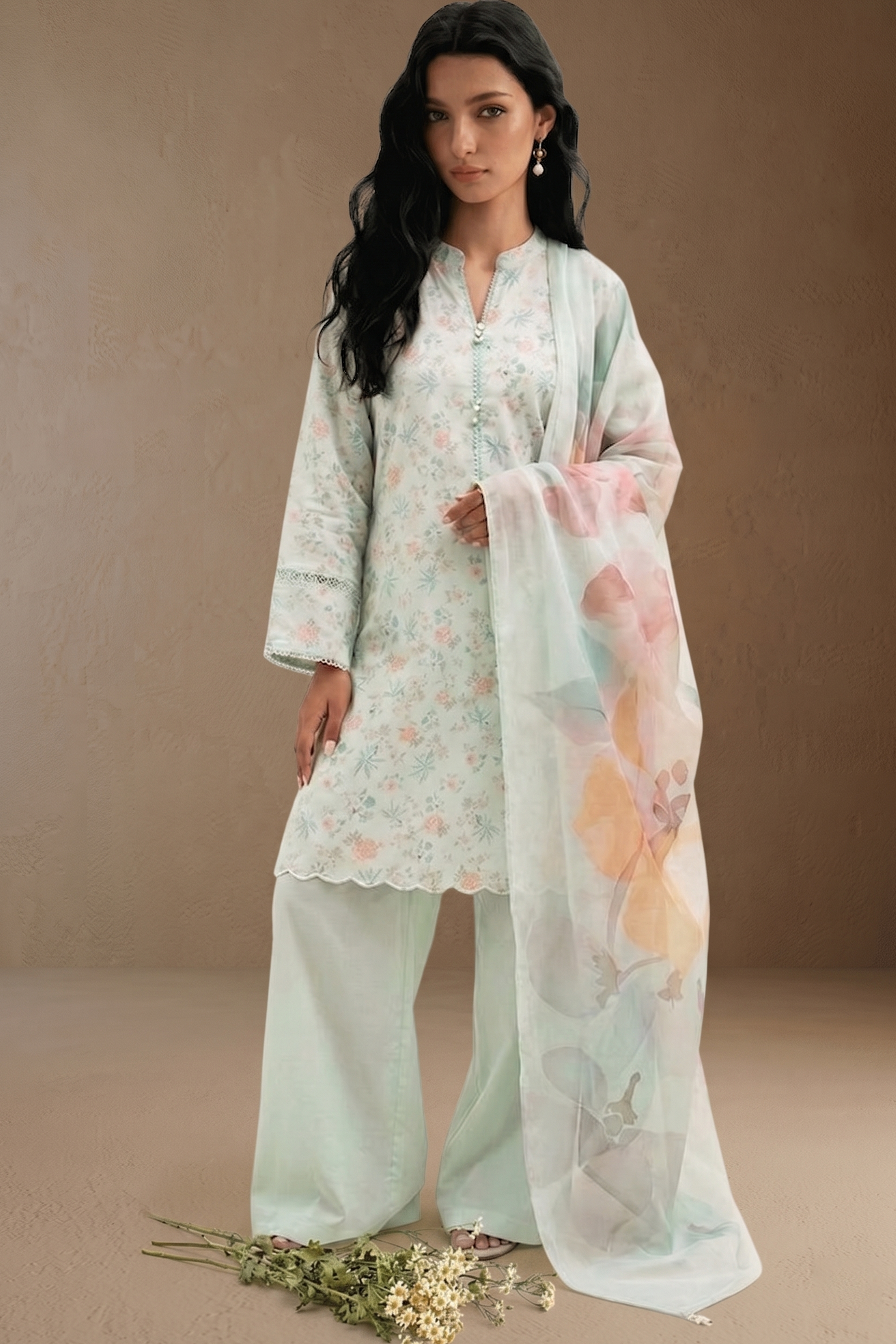 Mintscape - Printed Lawn Suit