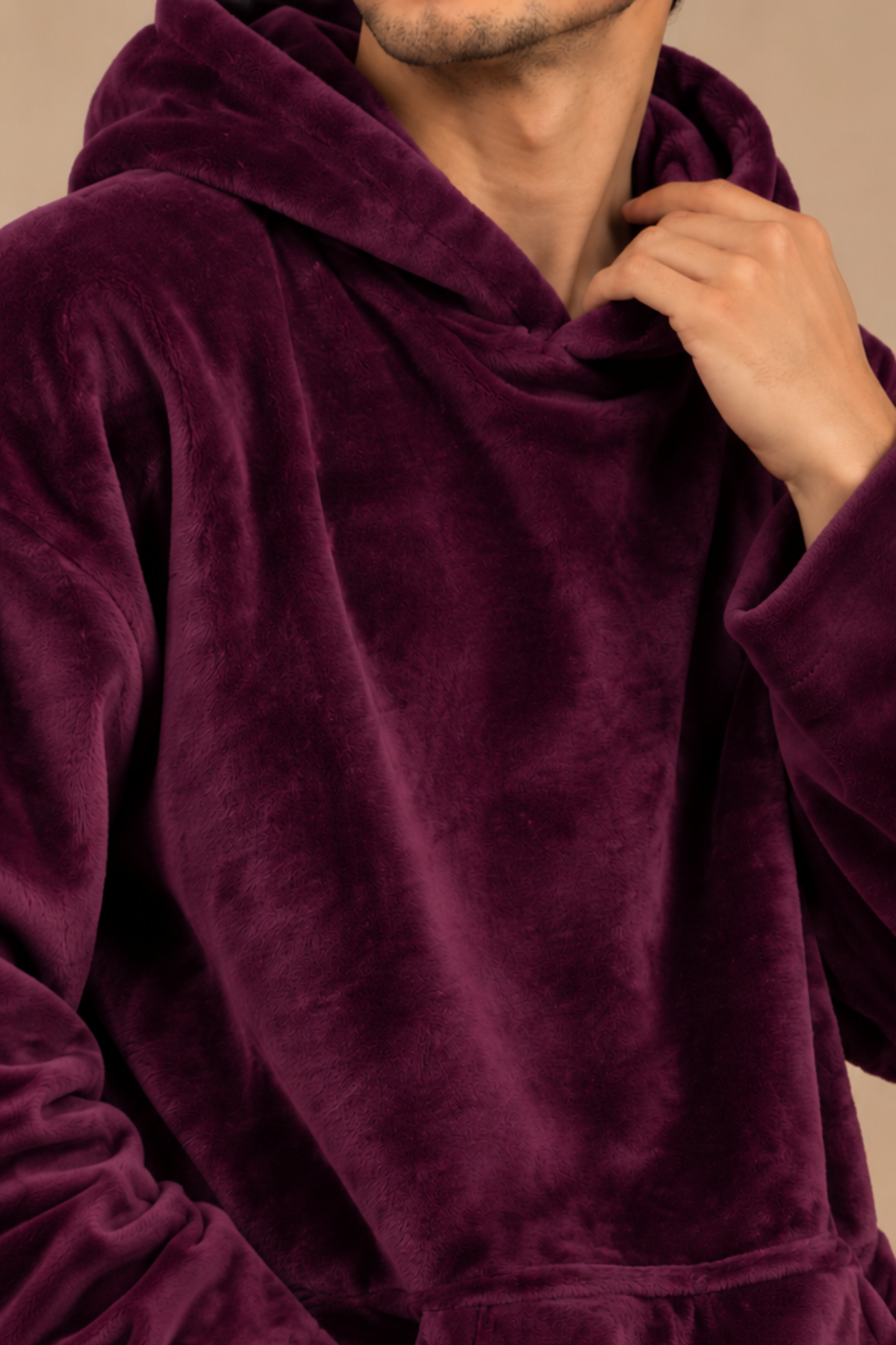 Plum Wearable Plush Blanket