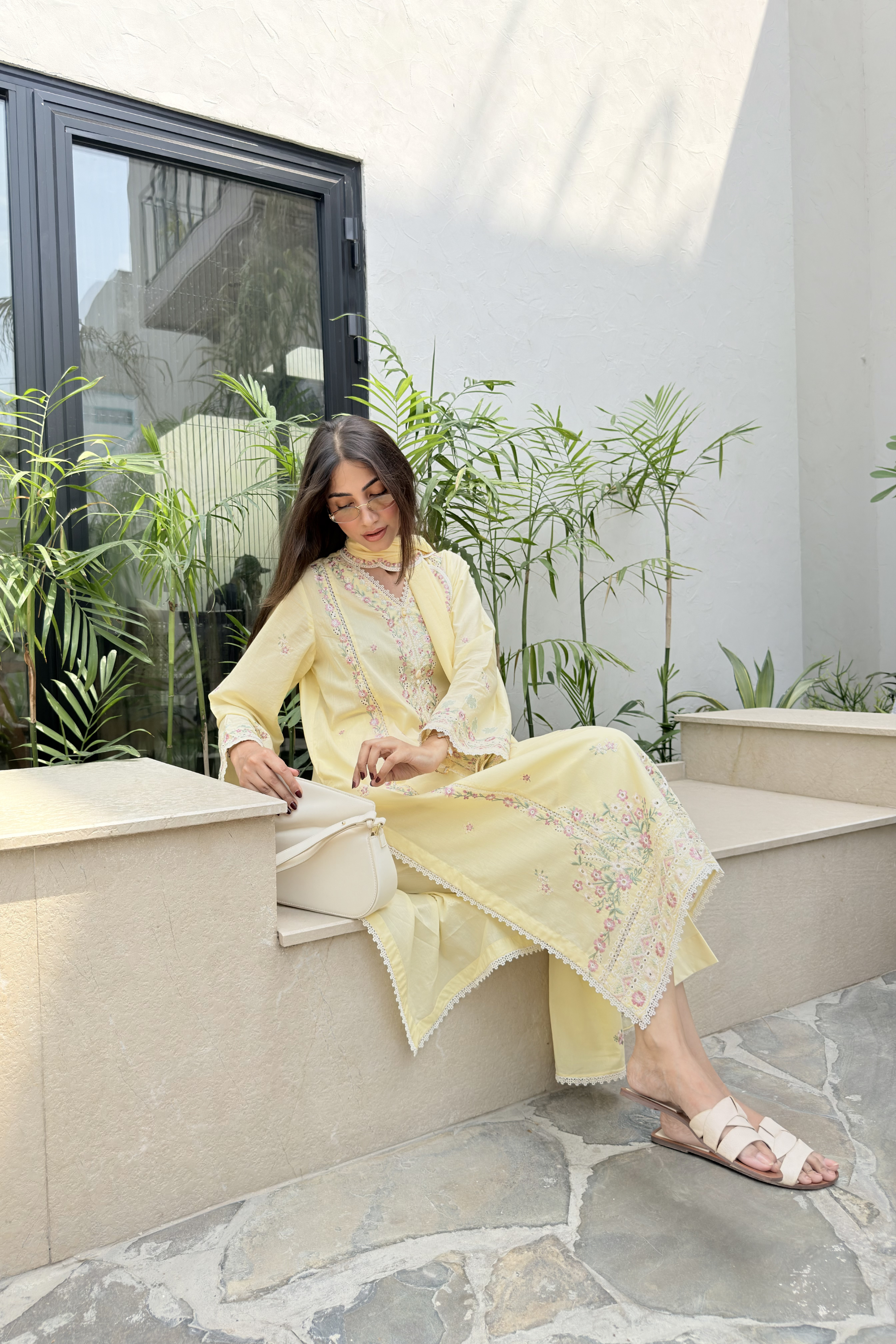 Soft Primrose - Luxury Lawn Suit