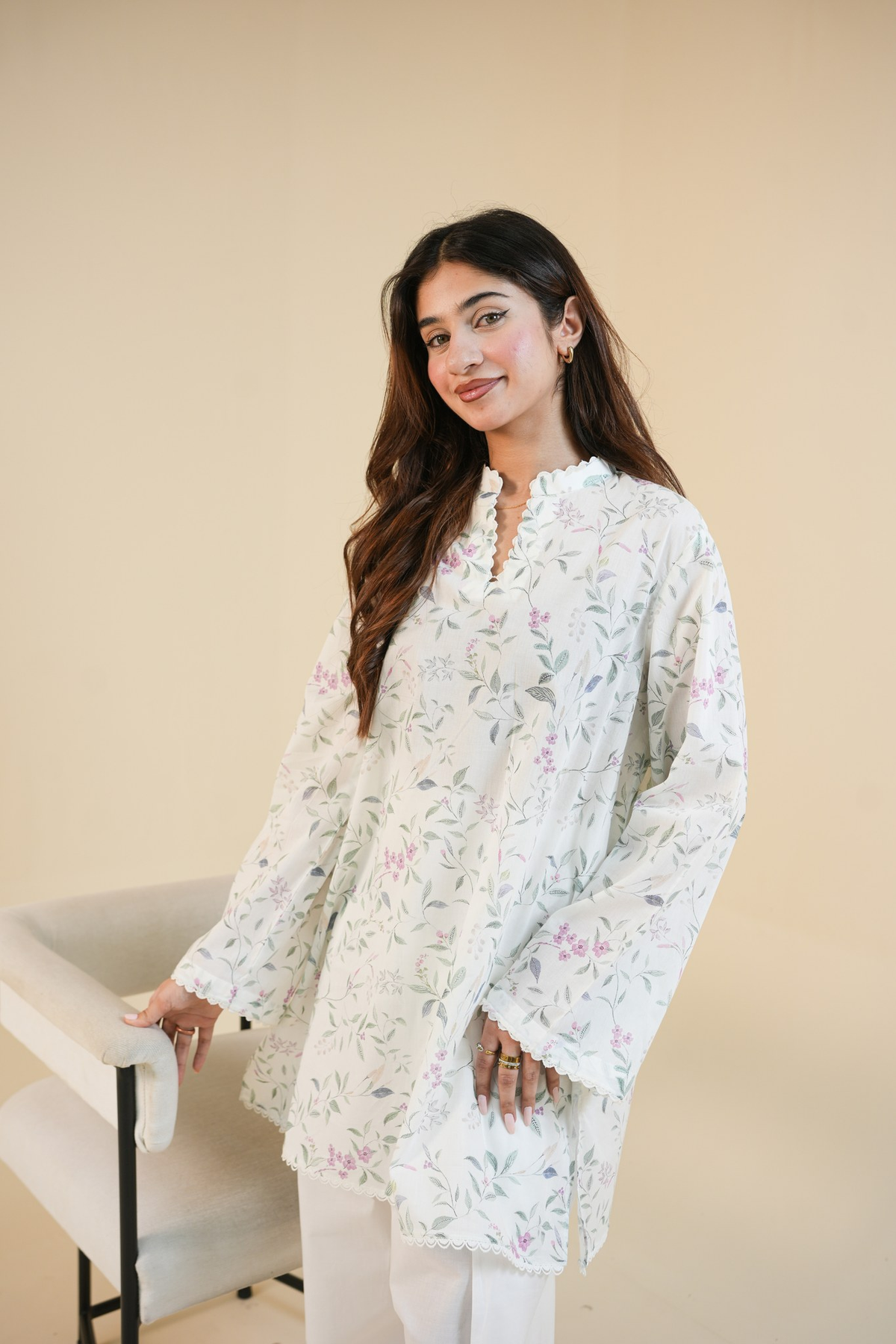 Fleur Sauvage - Printed Lawn Suit