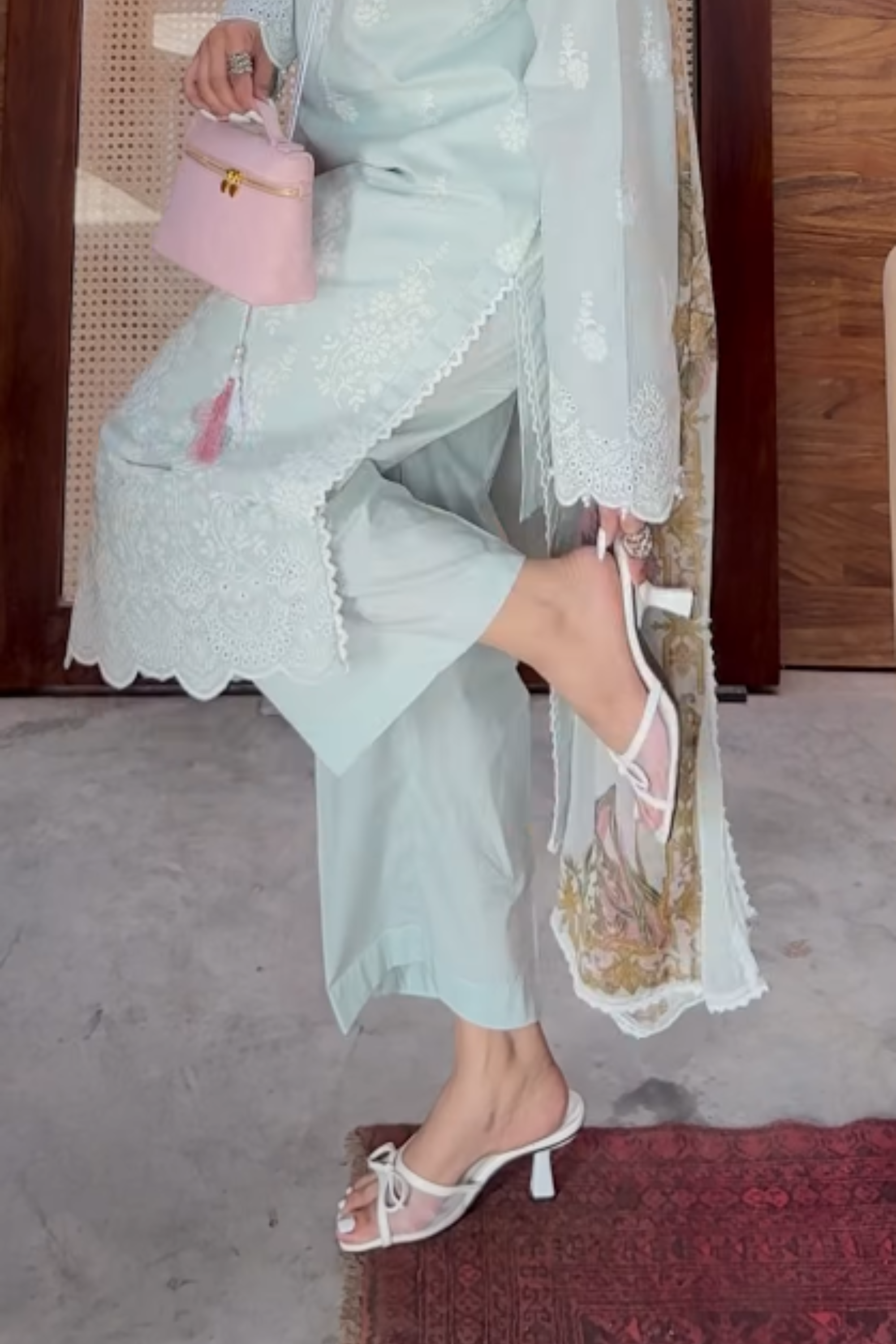 Ethereal Mint - Lawn Suit