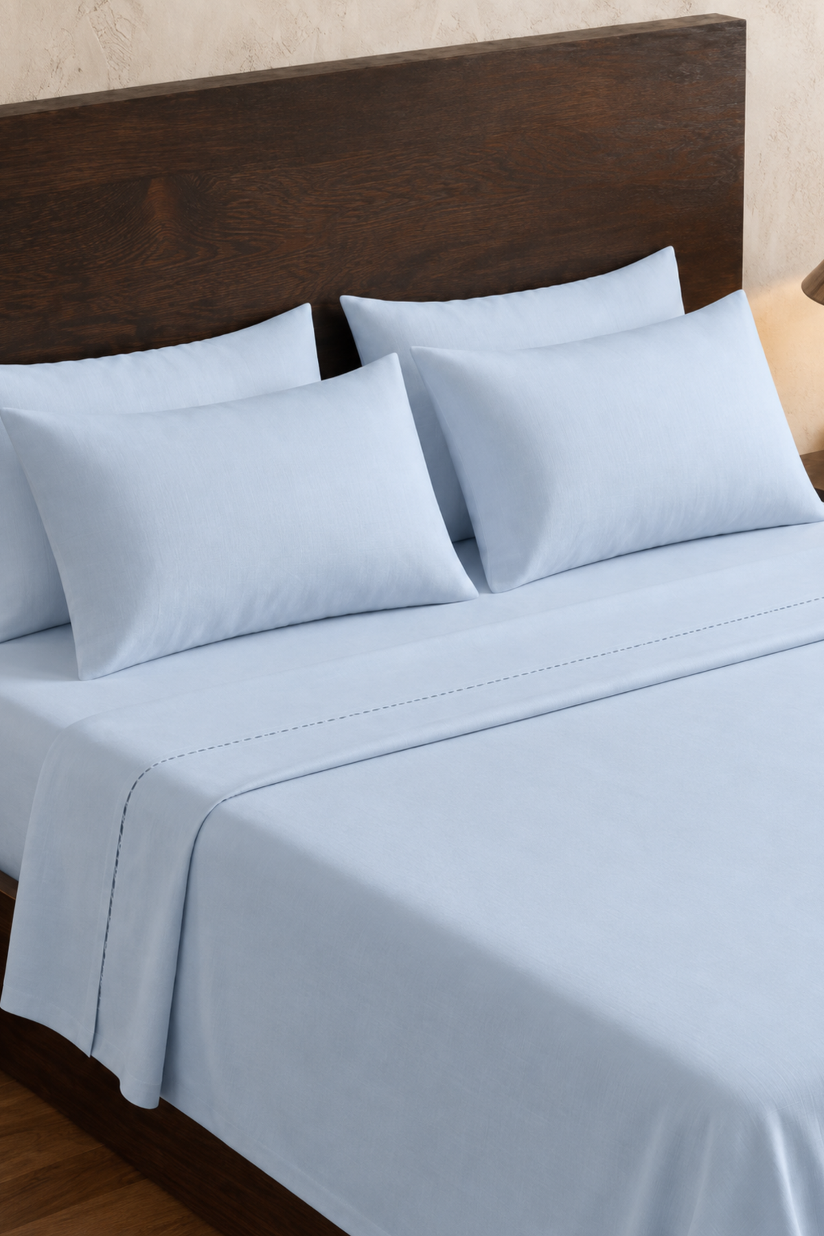 T800 Luxe Light Blue Sheet Set